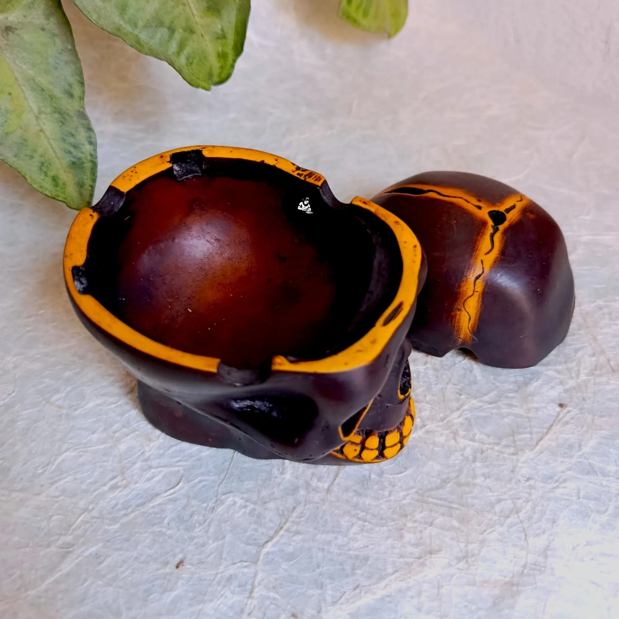 Resin Skull Ashtray