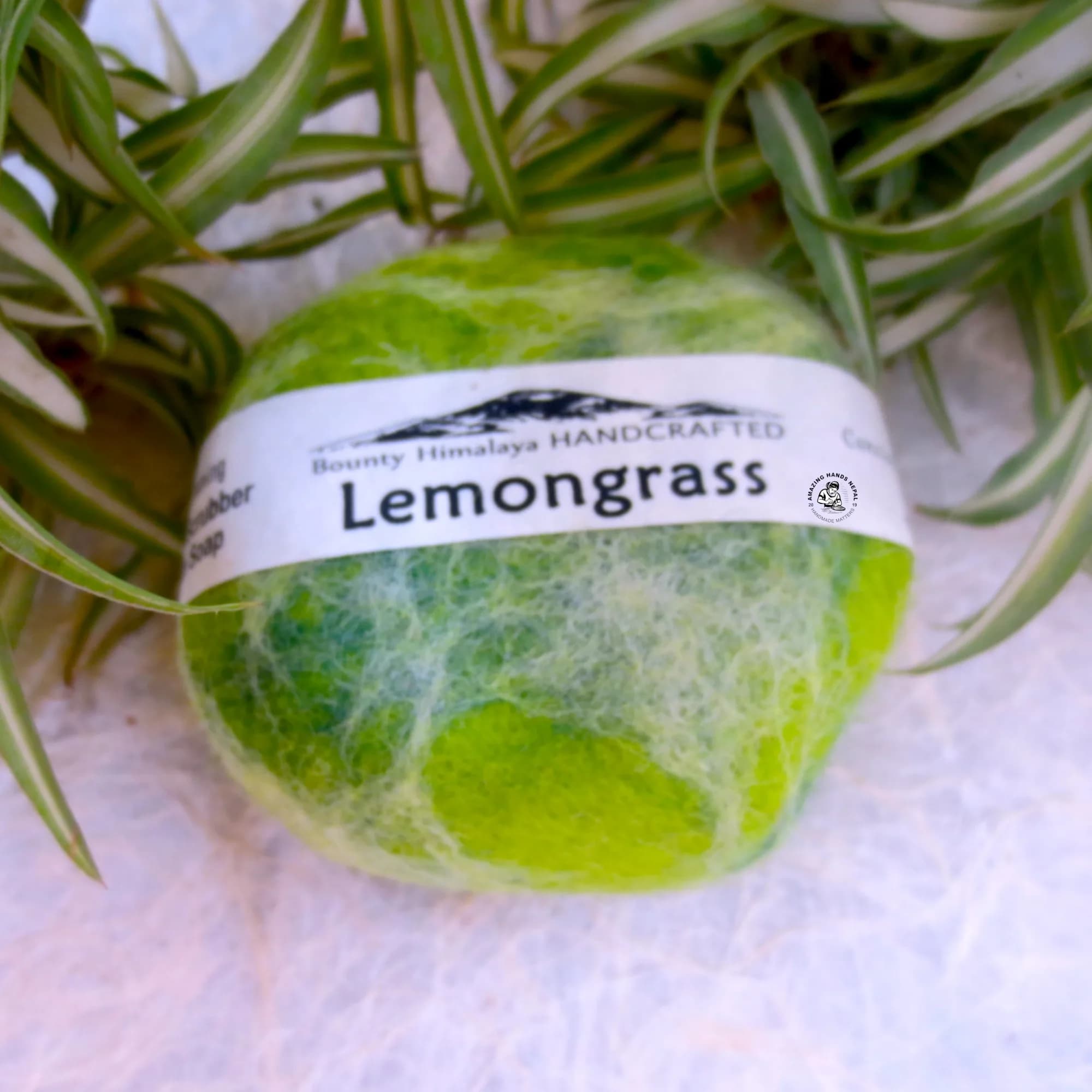 Bounty Himalaya Felted Lemongrass Himalayan Scrubber Soap