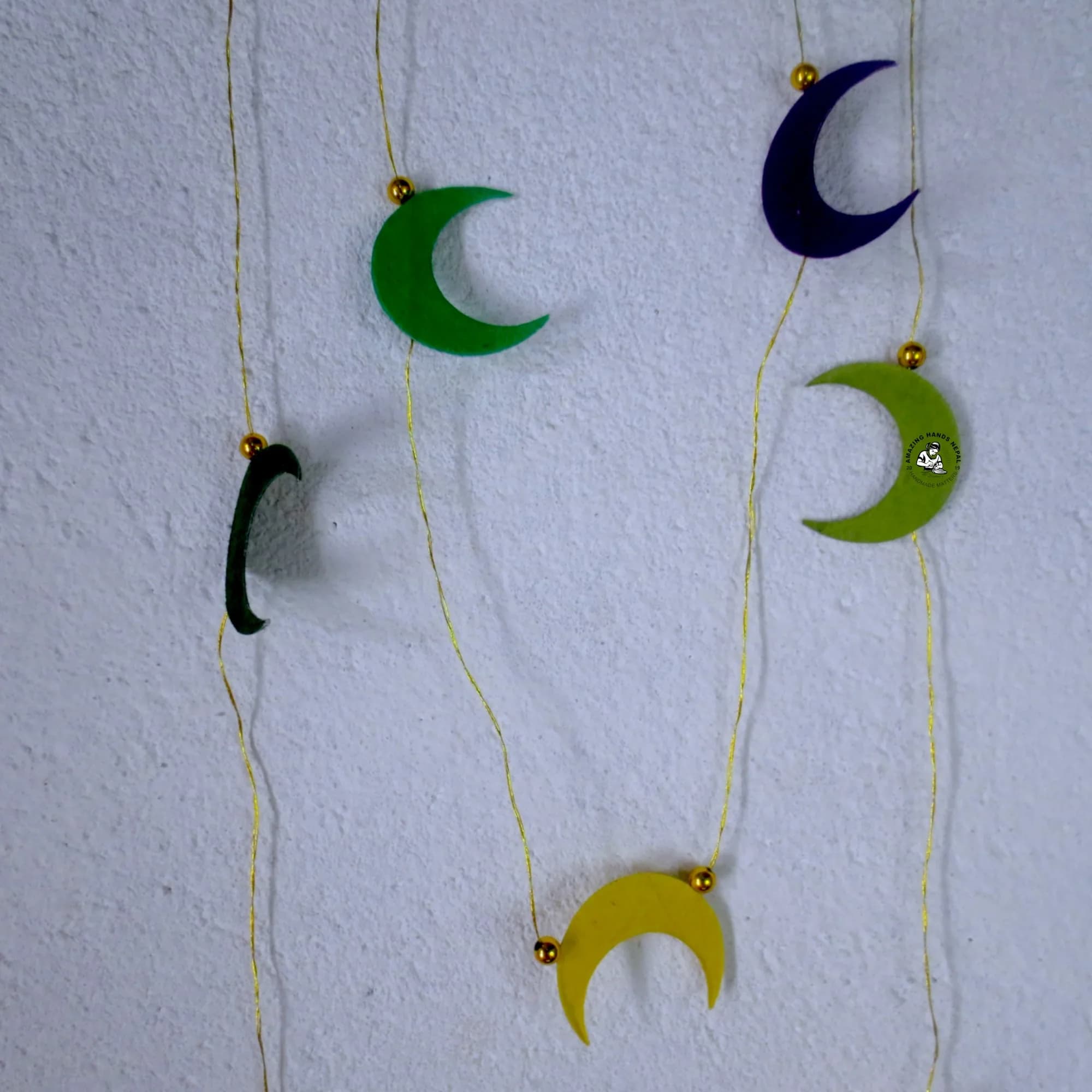 Nepali Paper Garland - Half Moon