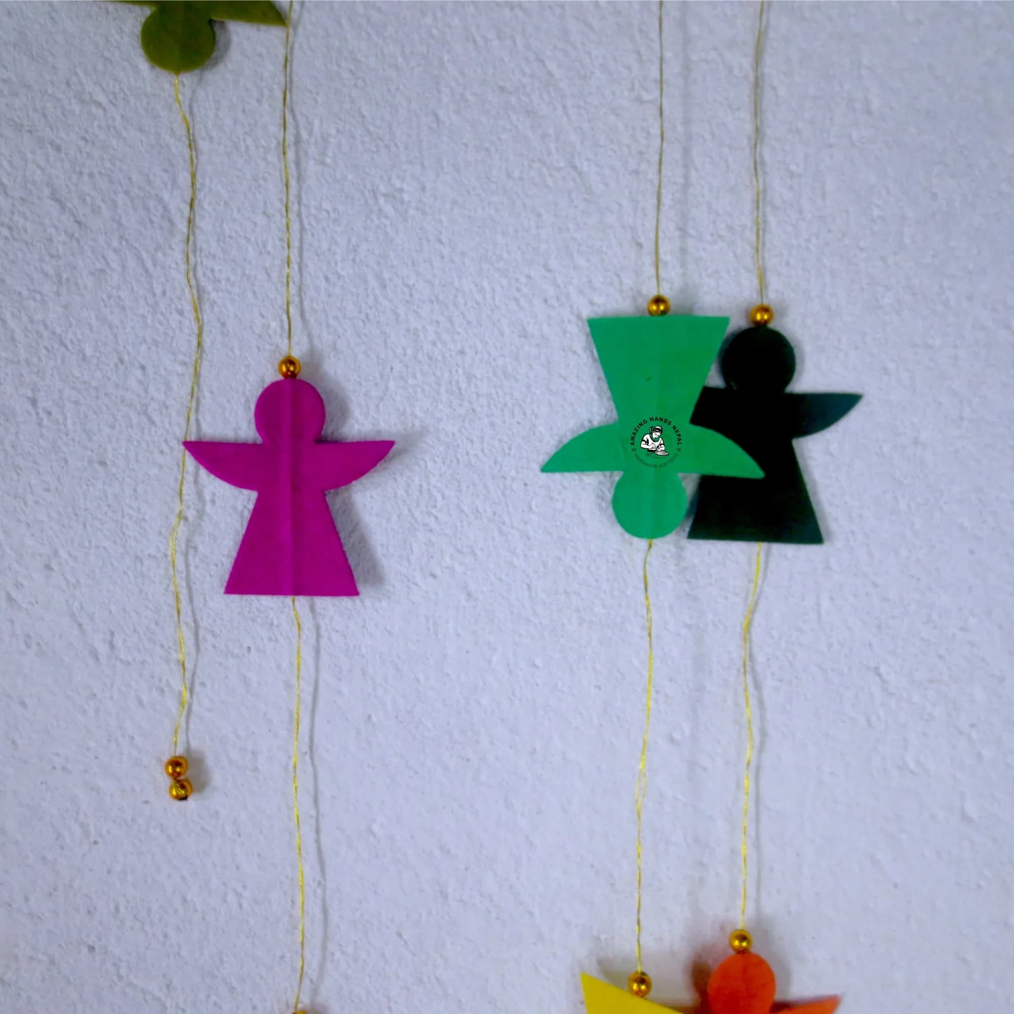 Nepali Colorful Angel Paper Garland