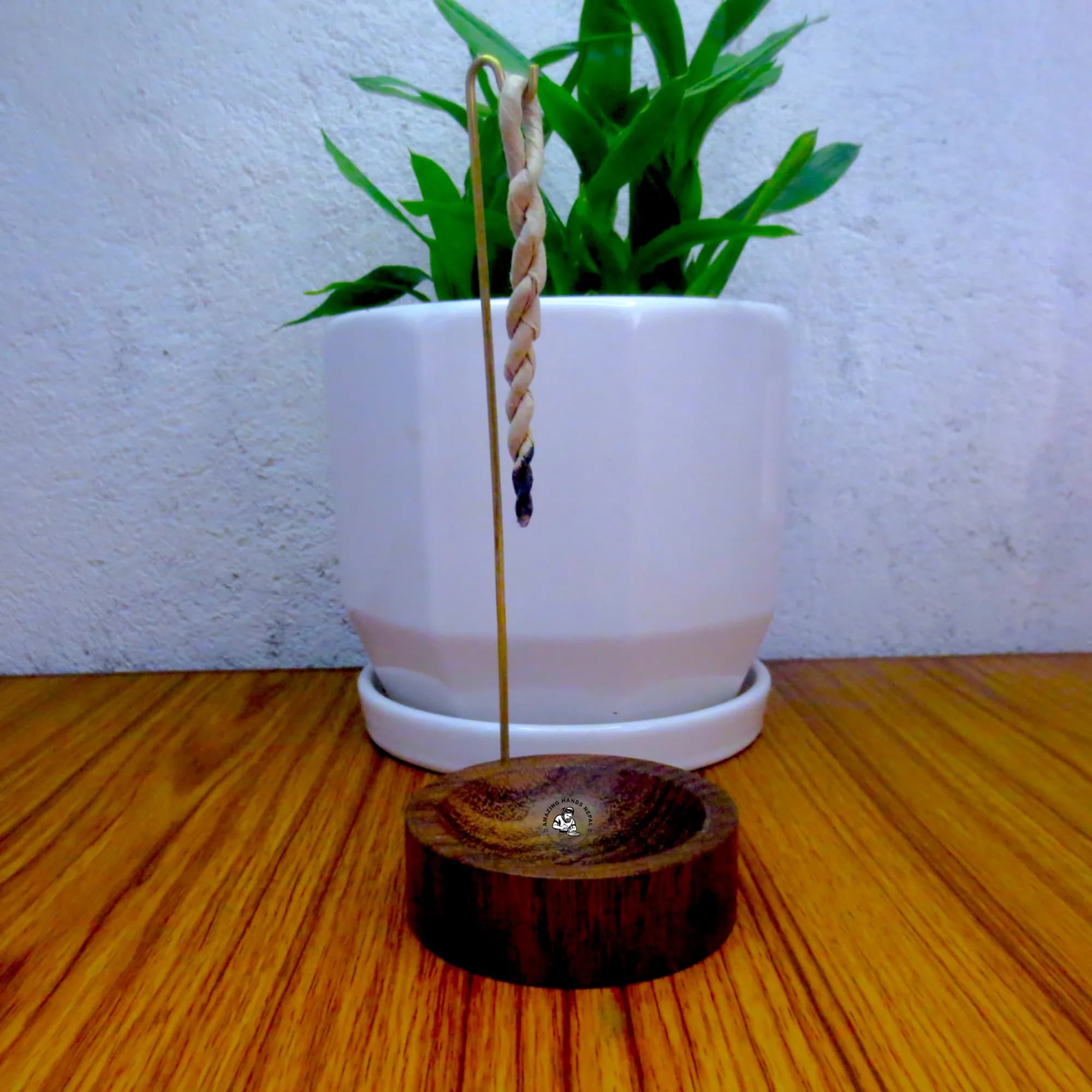Wooden Rope Incense Holder