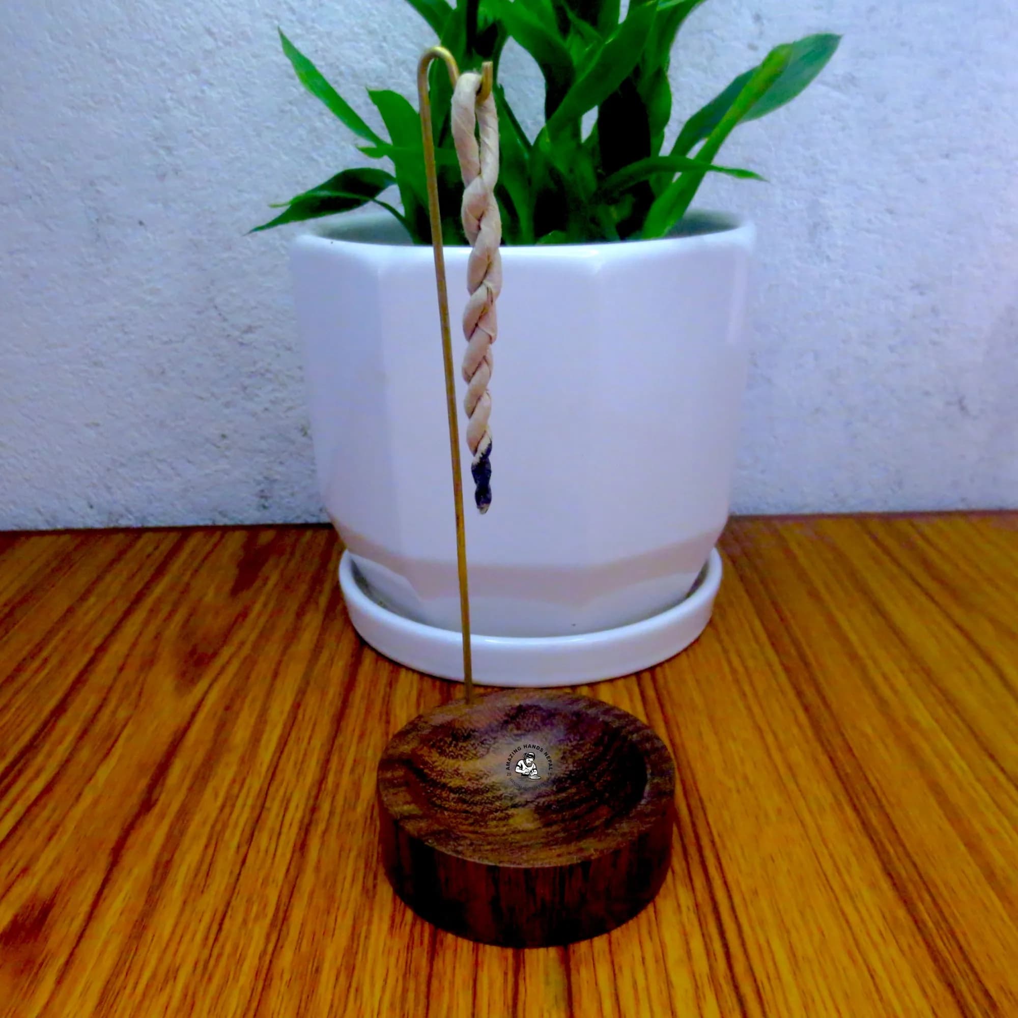 Wooden Rope Incense Holder