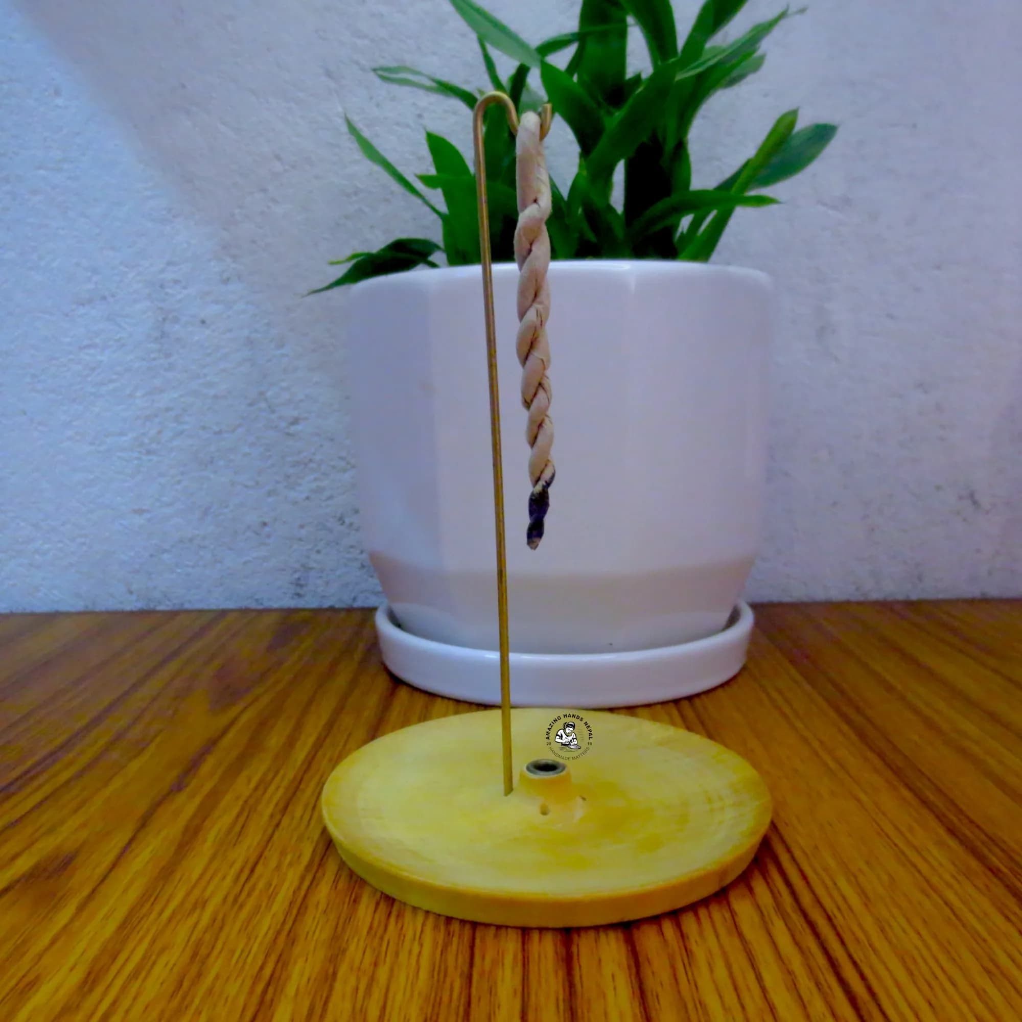 Tibetan Natural Wooden Incense Holder