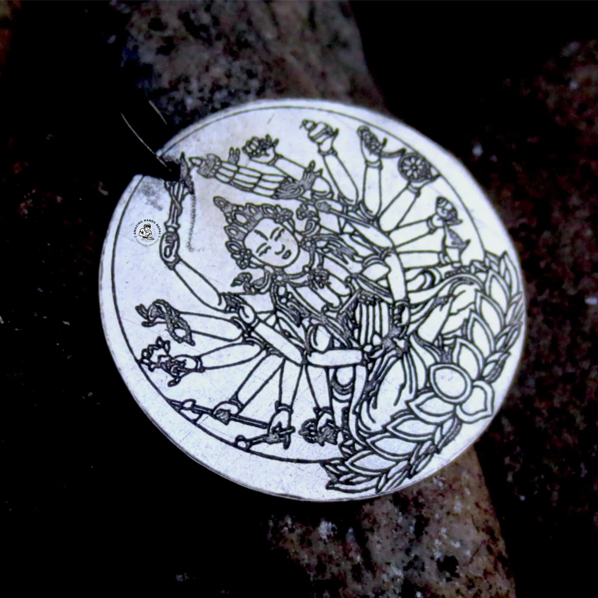 Hindu Goddess Durga Amulet