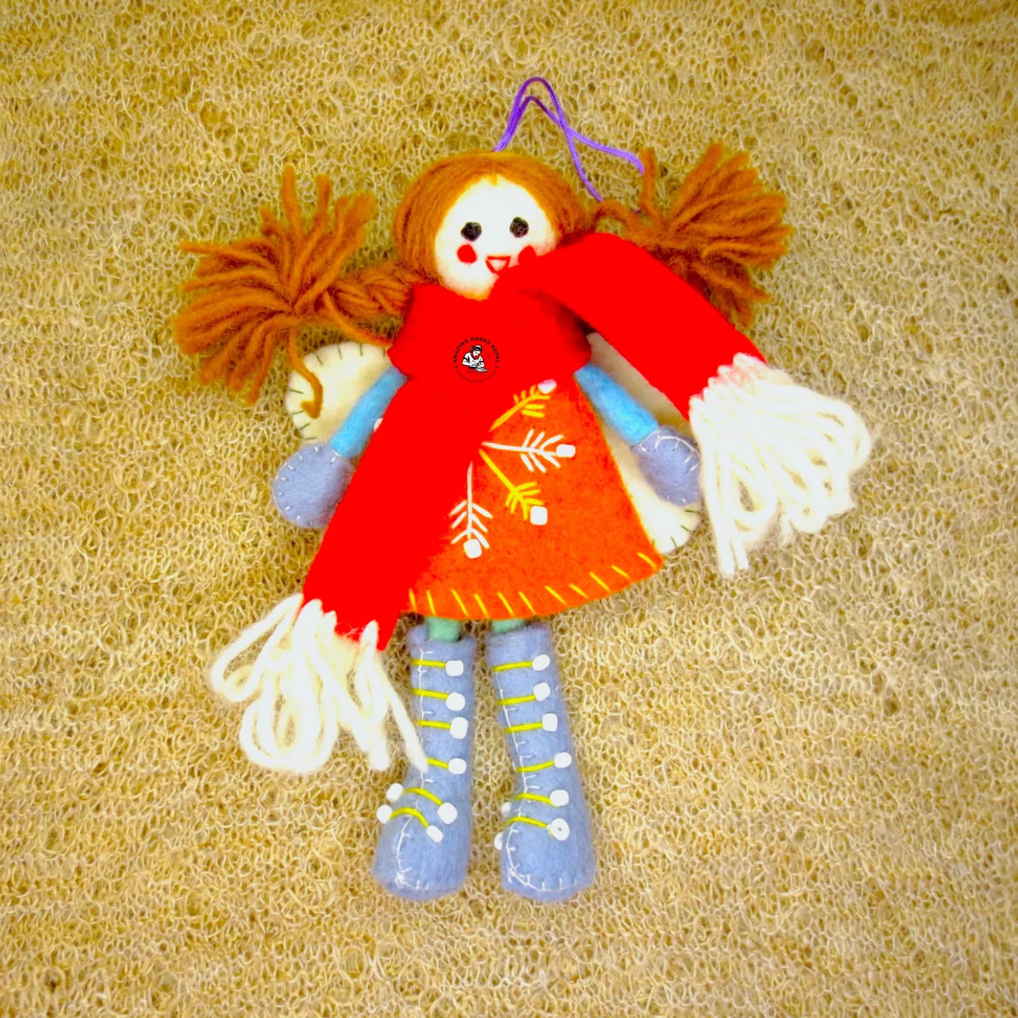 Wool Felt Angel Ornaments