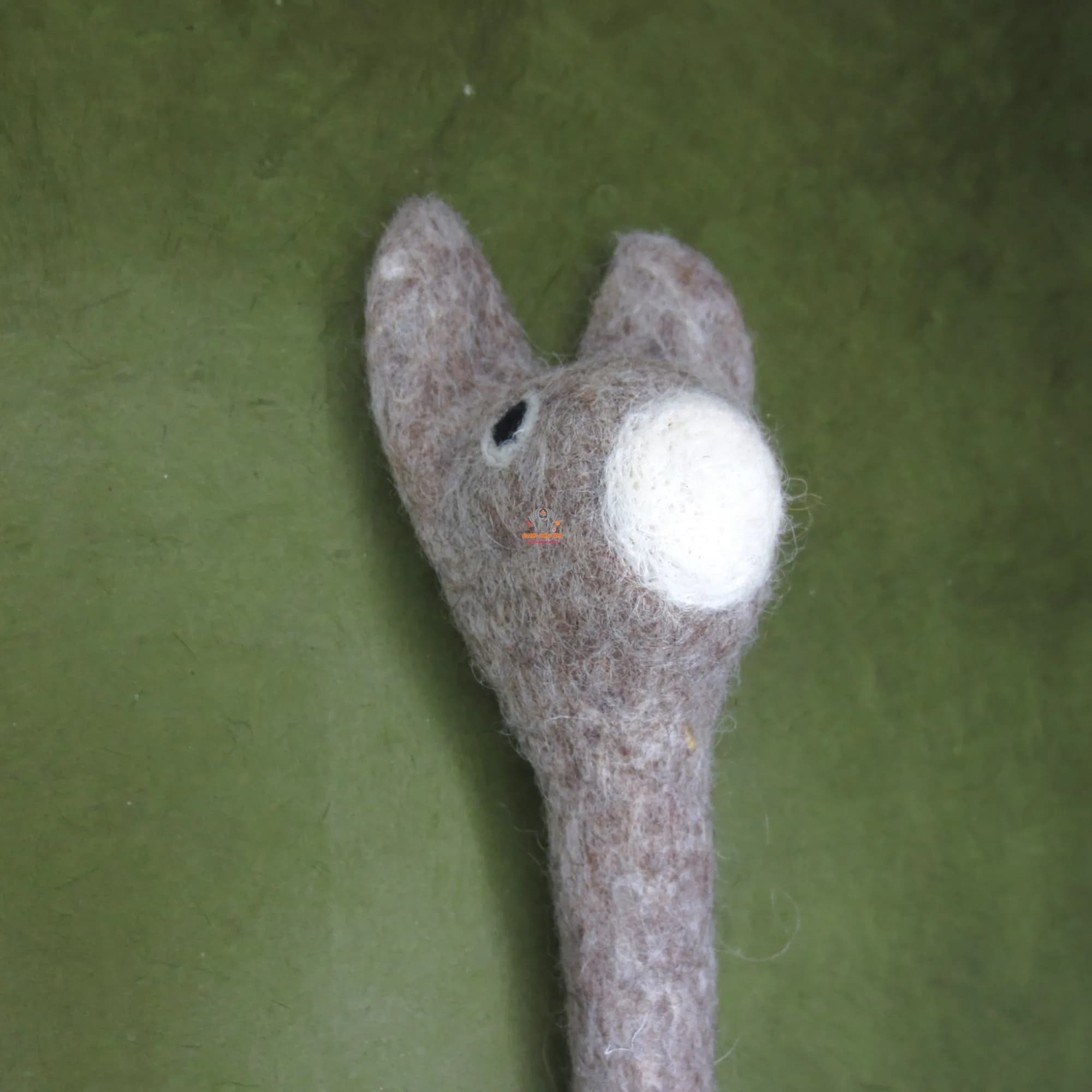 Wool Felted Dog Pencil Puppet Toy