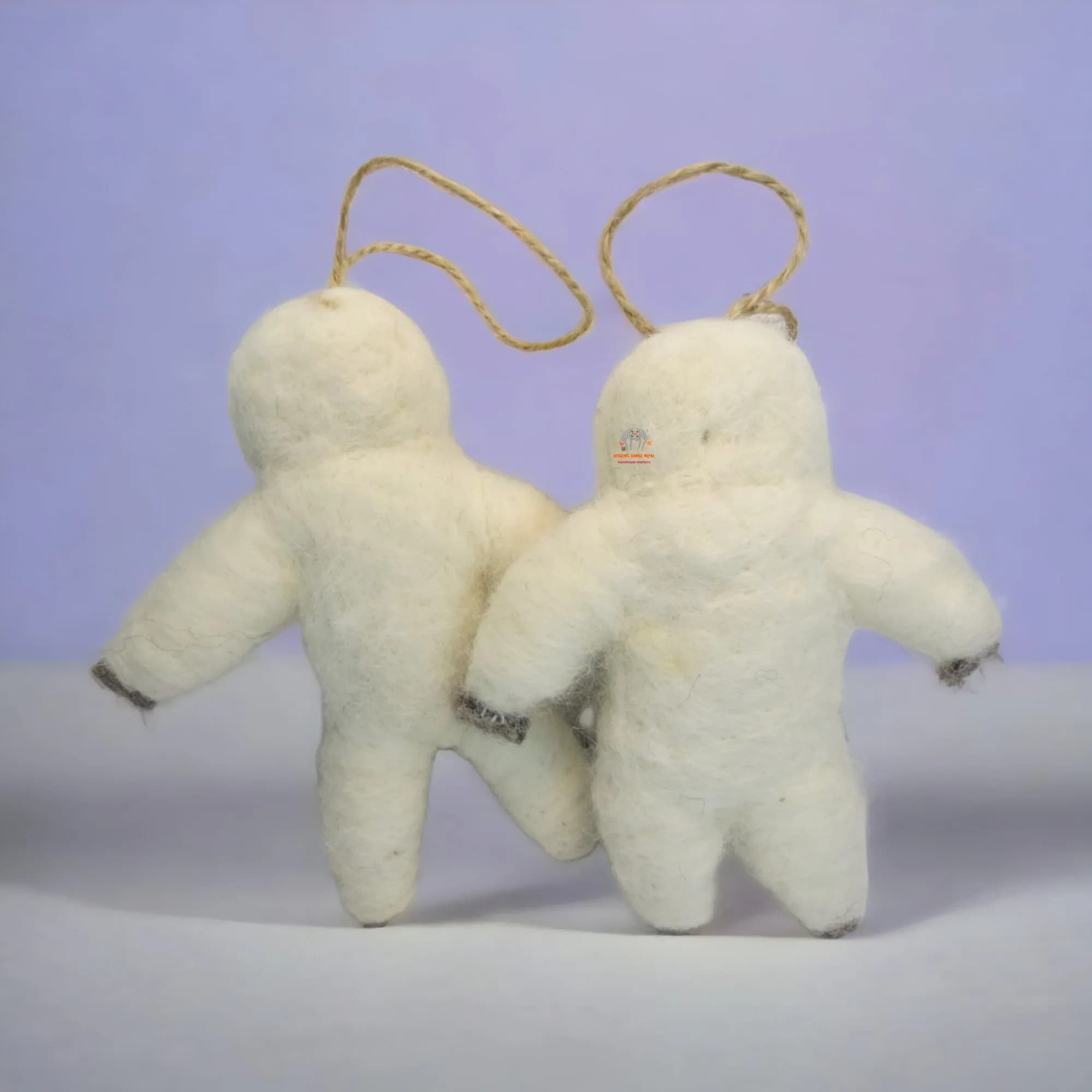 Wool Felt Yeti Toy Ornament