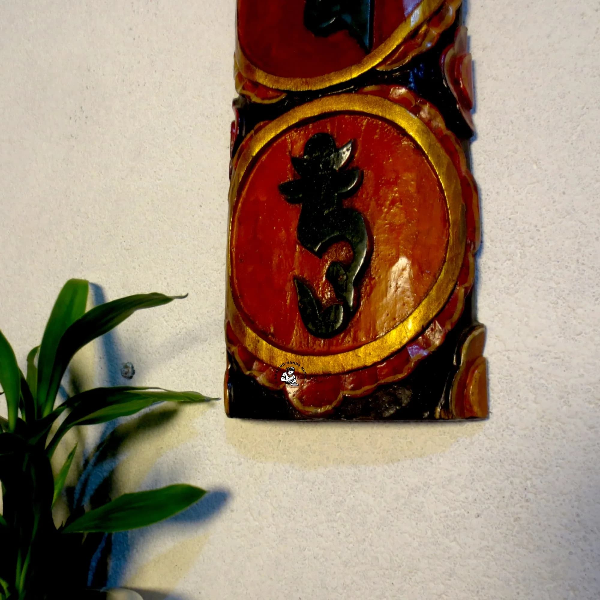 Tibetan Buddha Mantra Vertical Décor