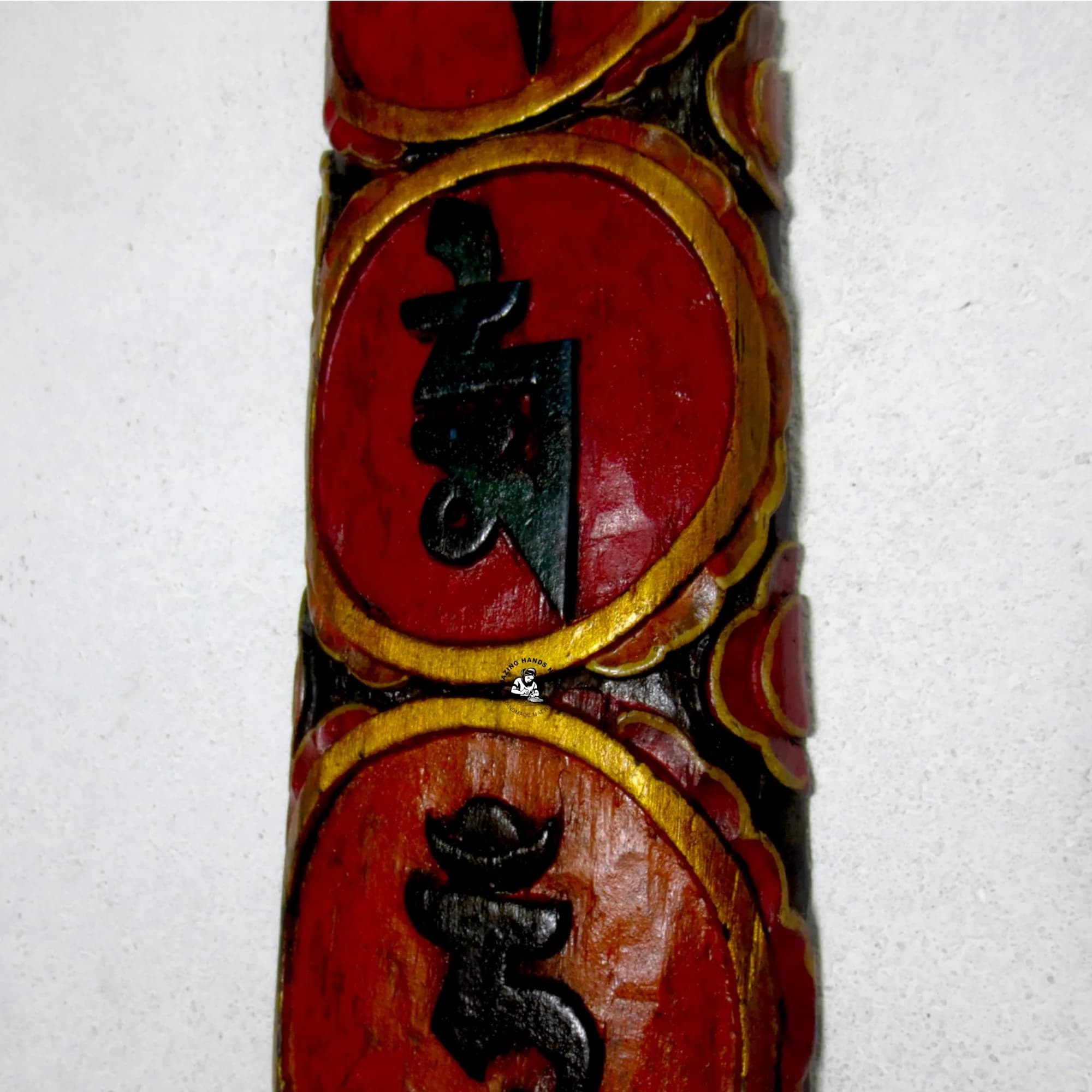 Tibetan Buddha Mantra Vertical Décor