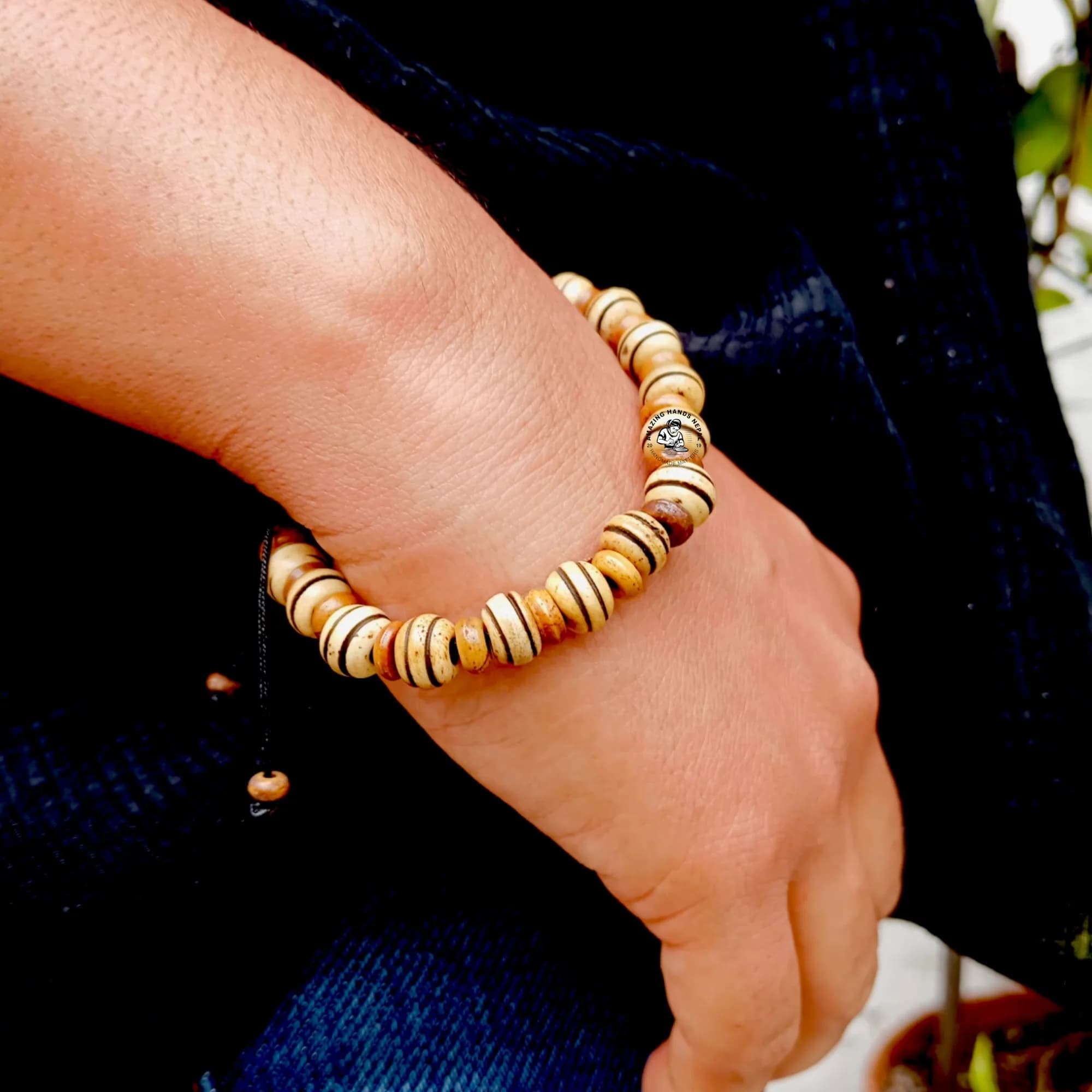 Tibetan Traditional Bone Fashion Bracelet