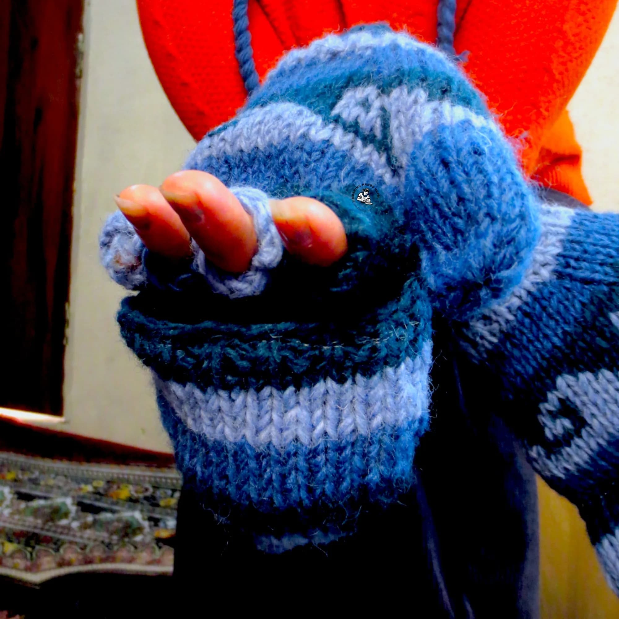 Woolen Hand-Knitted Winter Combo Set