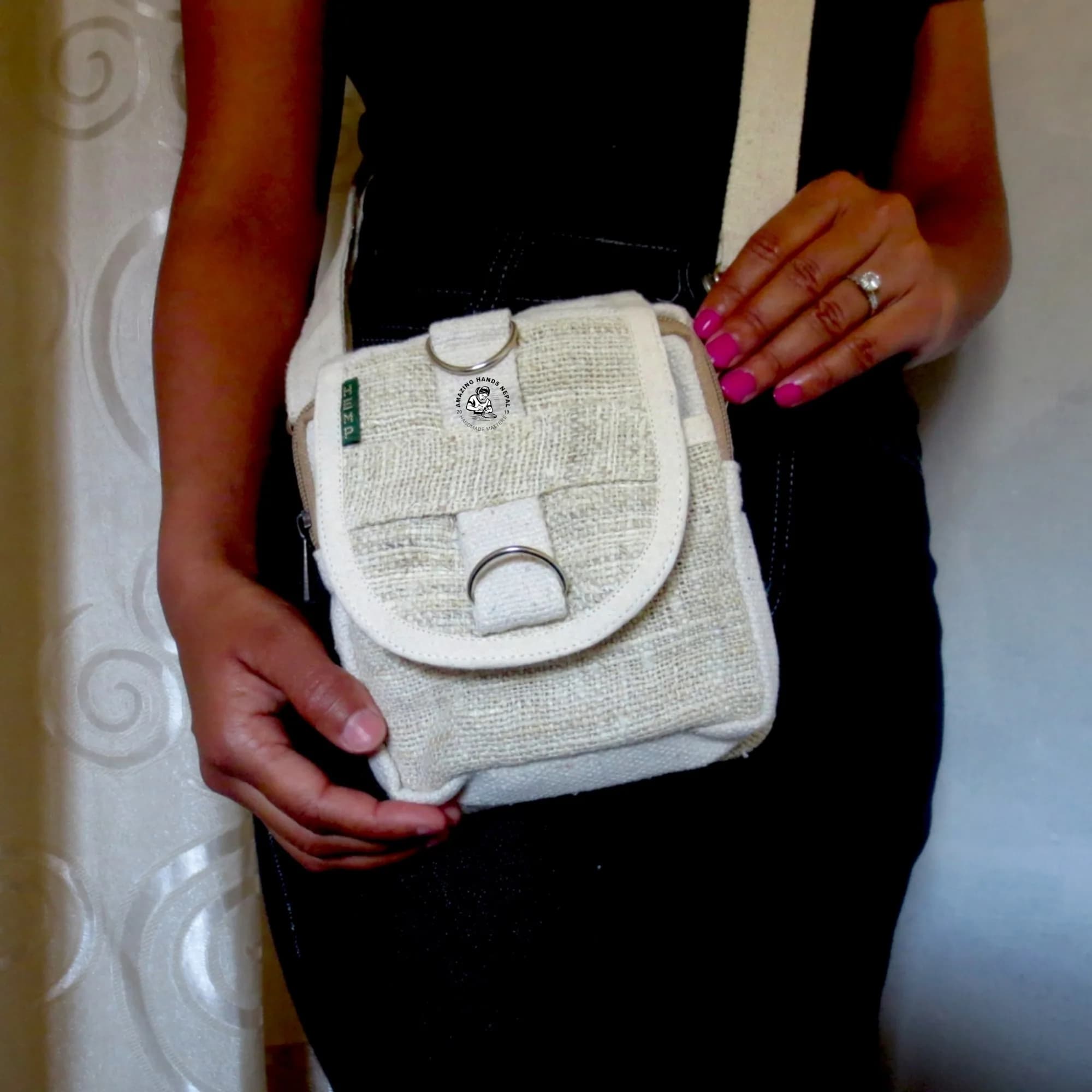 Hemp Natural Shoulder Bag