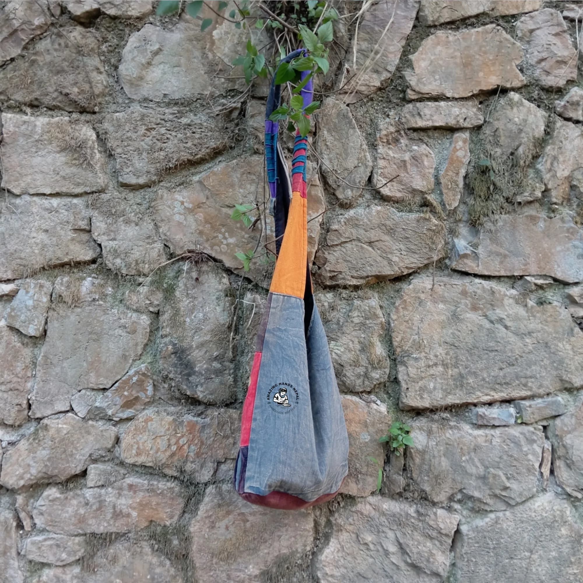 Front Pocket Nepali Shoulder Bag
