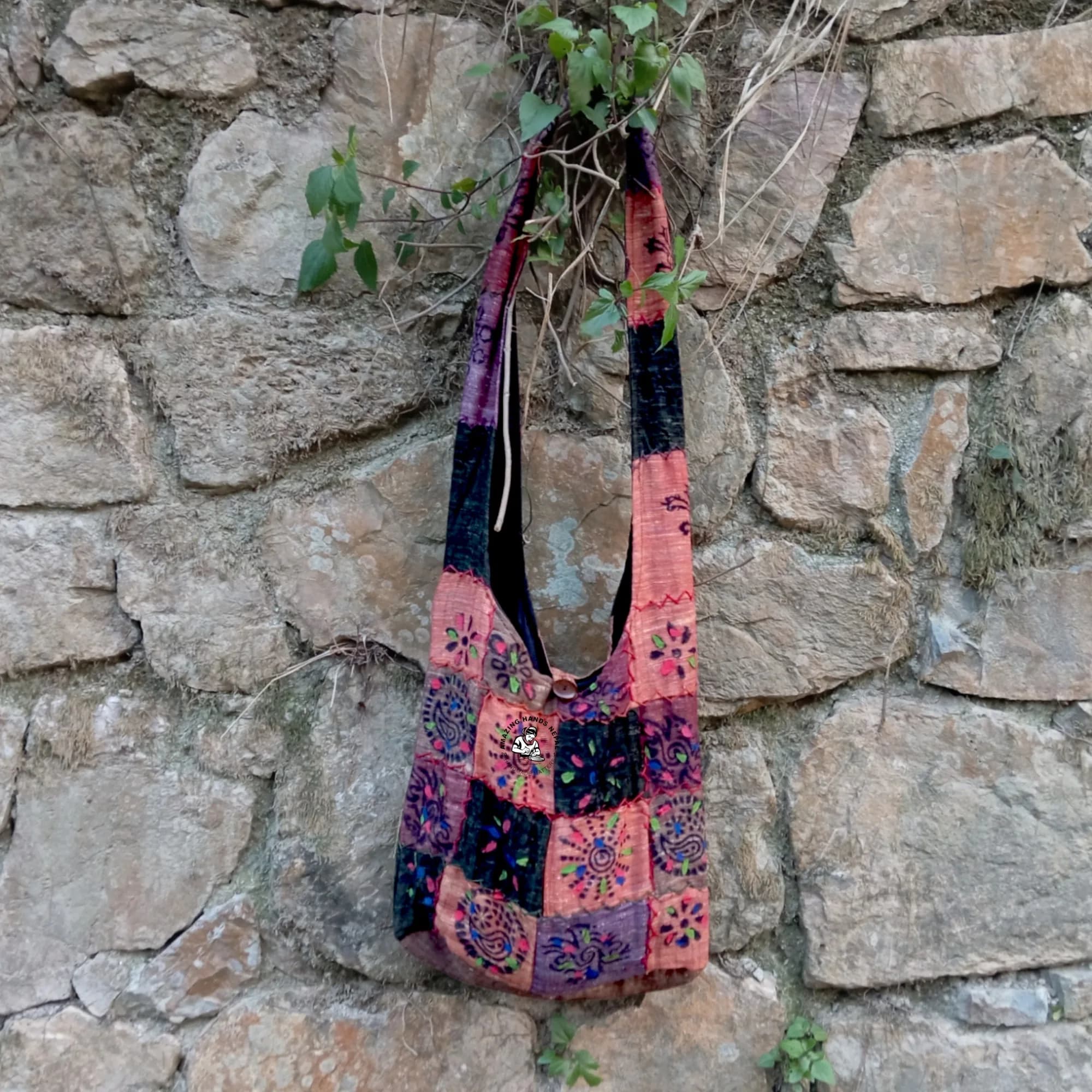 Nepali Artisanal Hippie Cotton Shoulder Bag