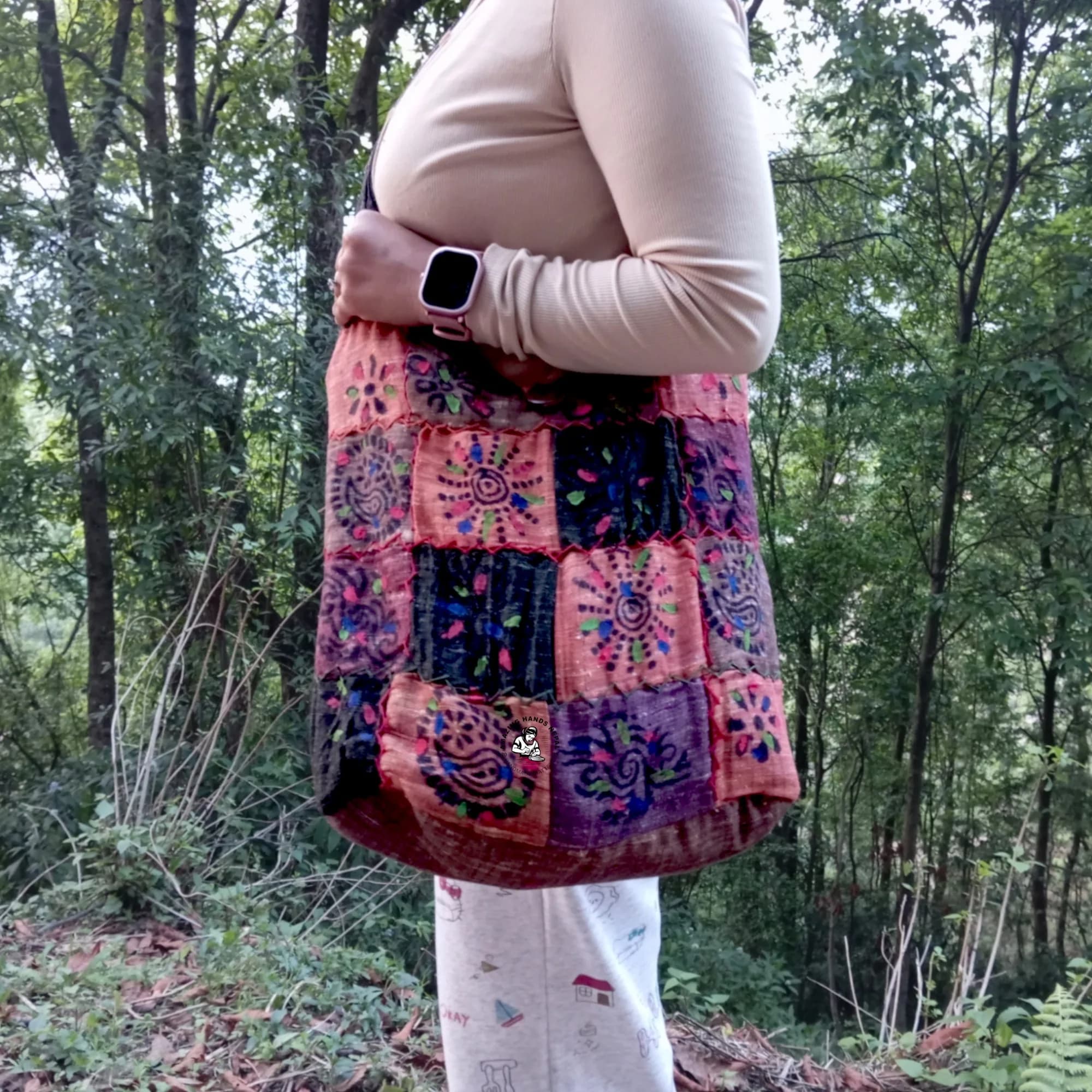 Nepali Artisanal Hippie Cotton Shoulder Bag