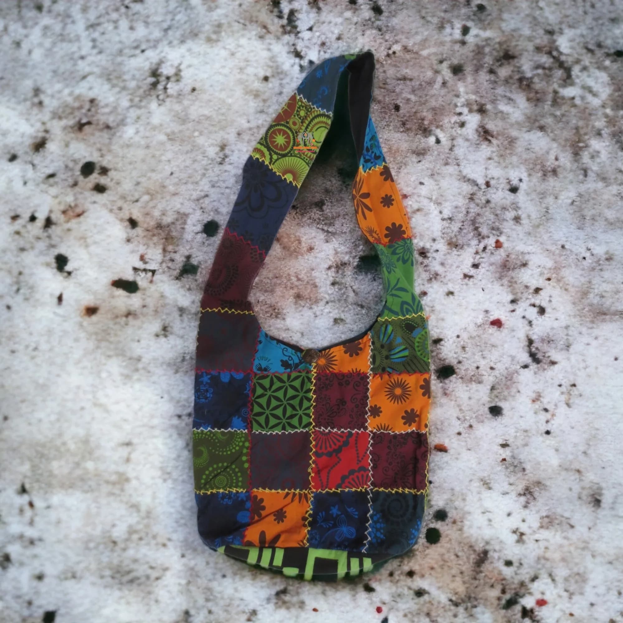 Nepali Artisanal Patchwork Hippie Cotton Shoulder Bag