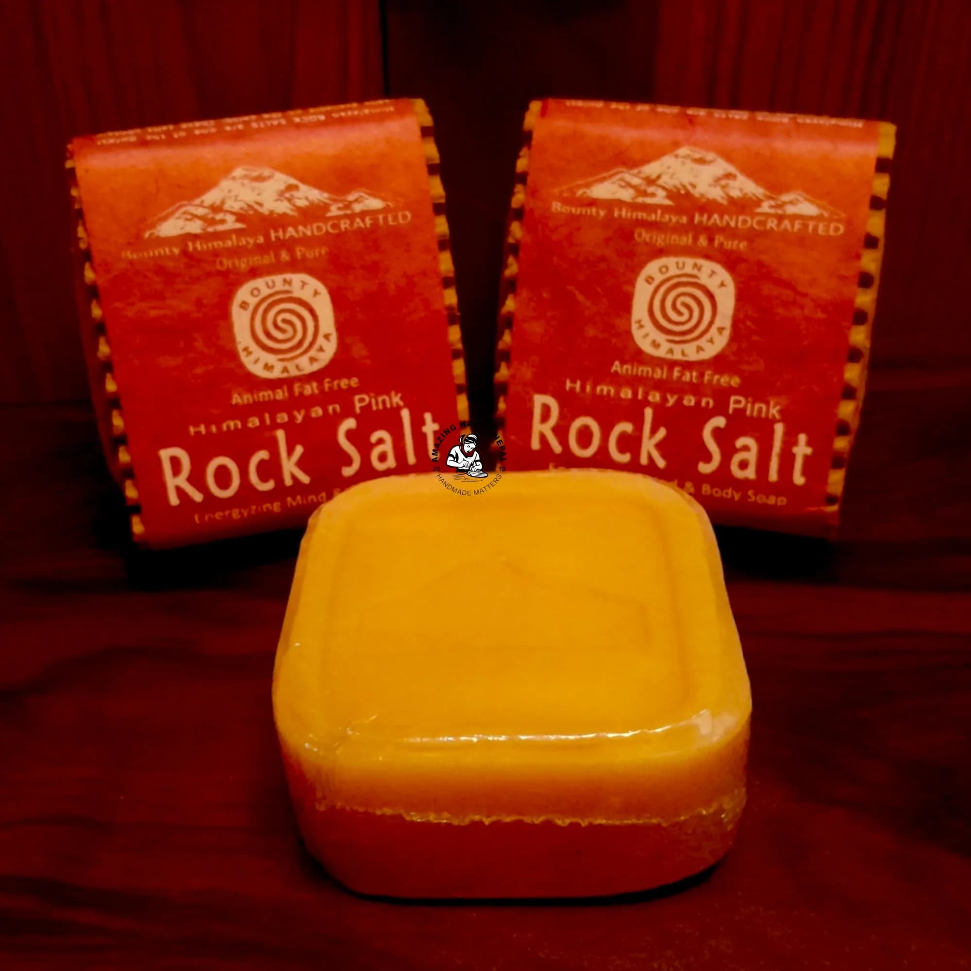 Bounty Himalayan Pink Rock Salt Natural Body Soap Bar