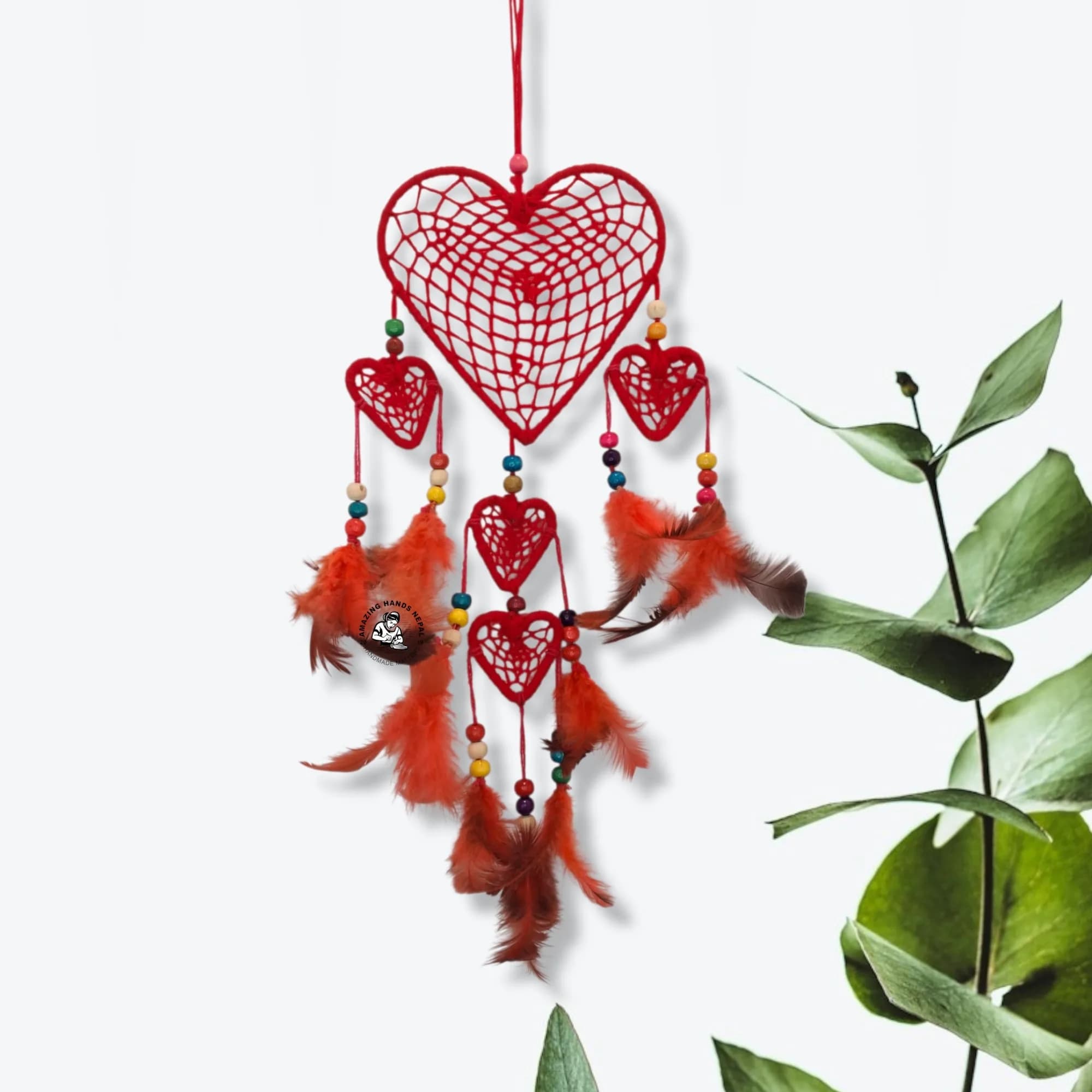 Nepali Five Heart Dream Catcher