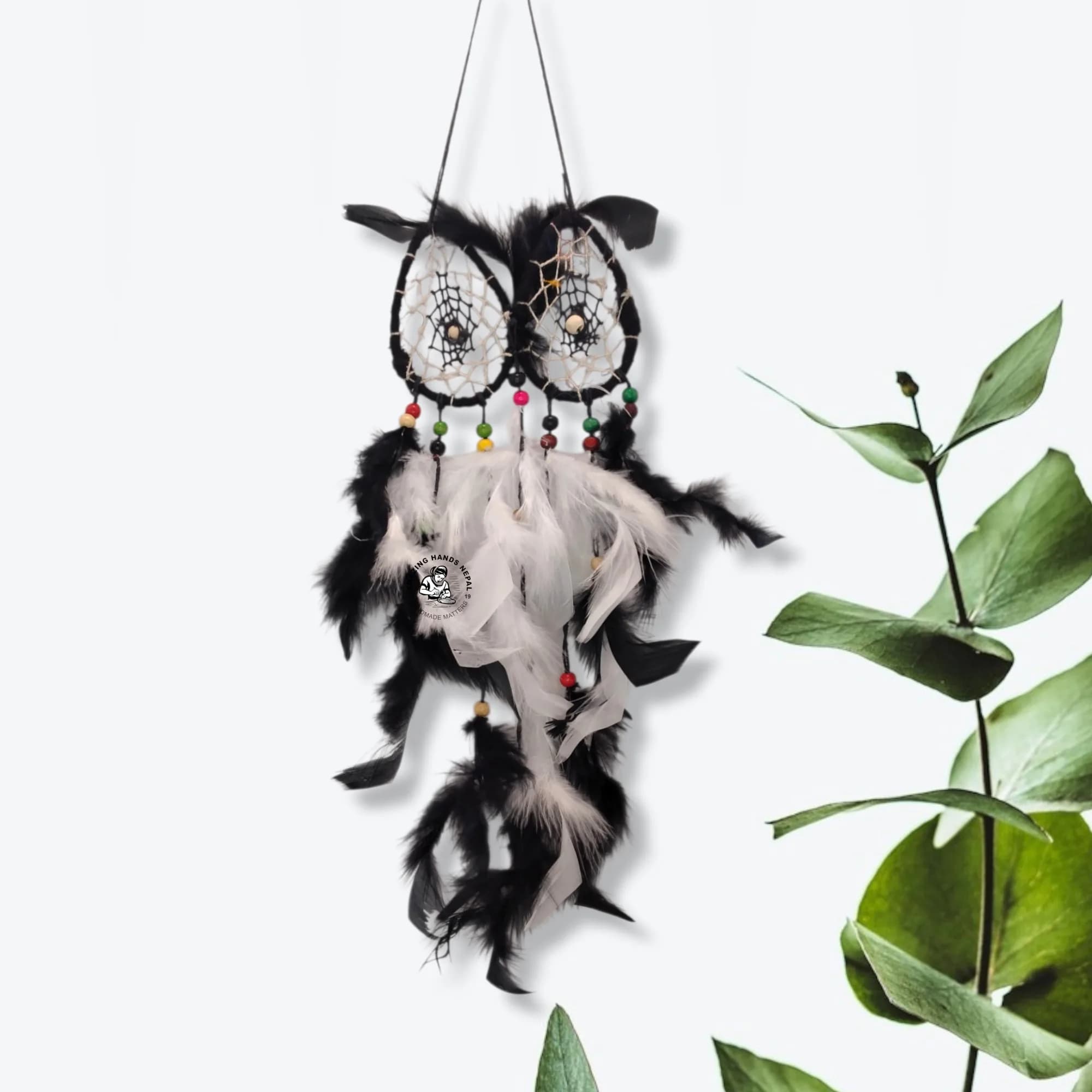 Nepali Peace Owl Dream Catcher