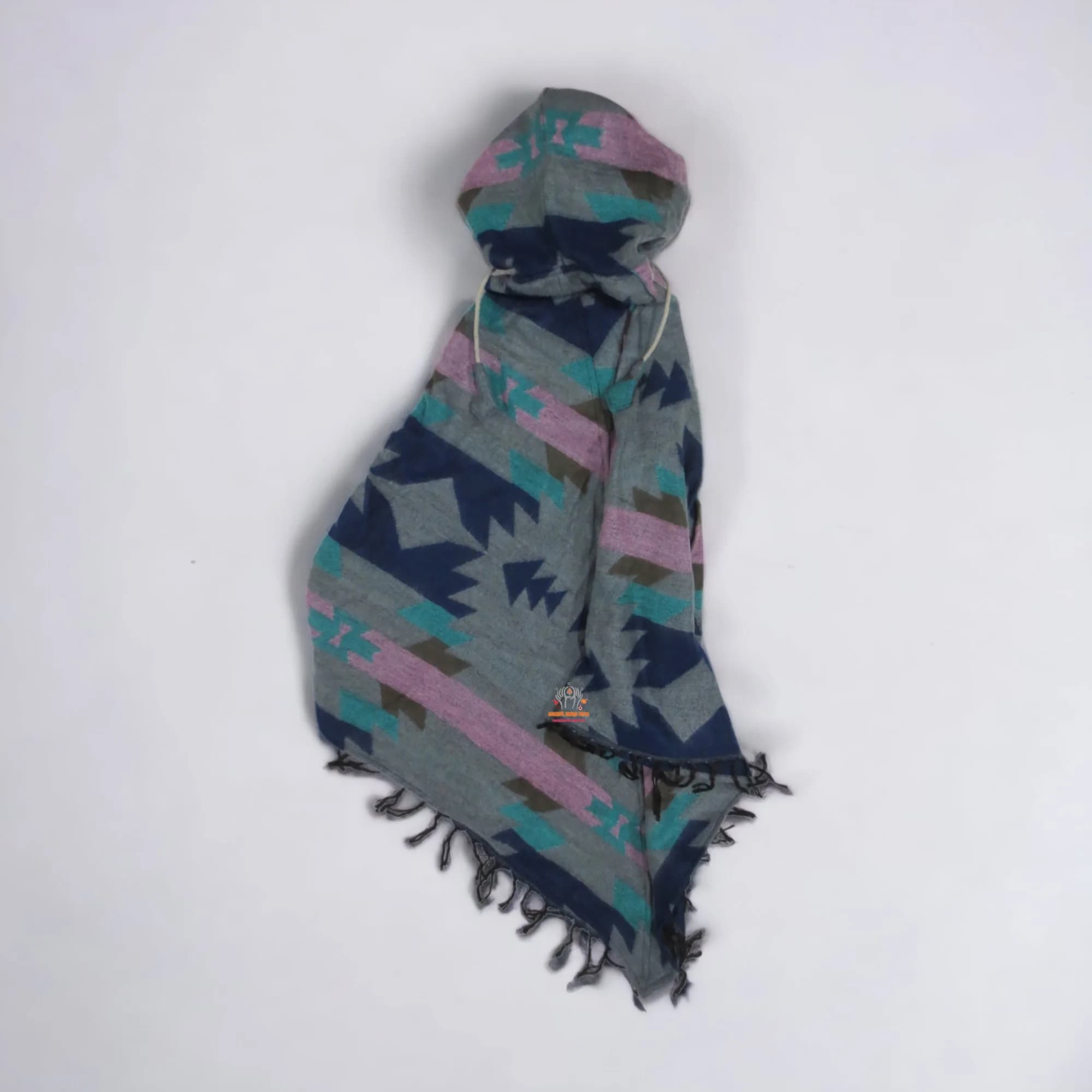 Himalayan Boho Woolen Nepali Poncho