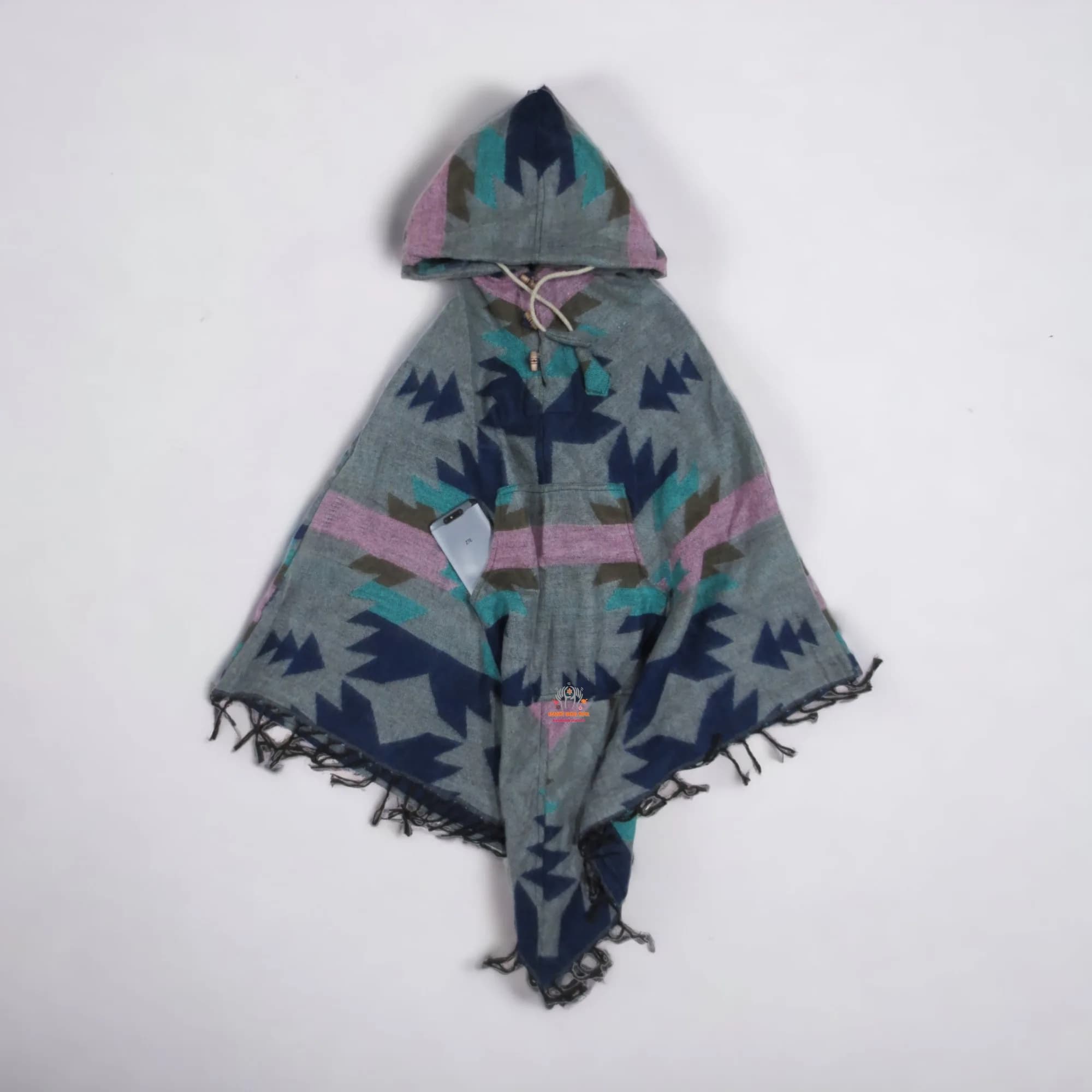 Himalayan Boho Woolen Nepali Poncho
