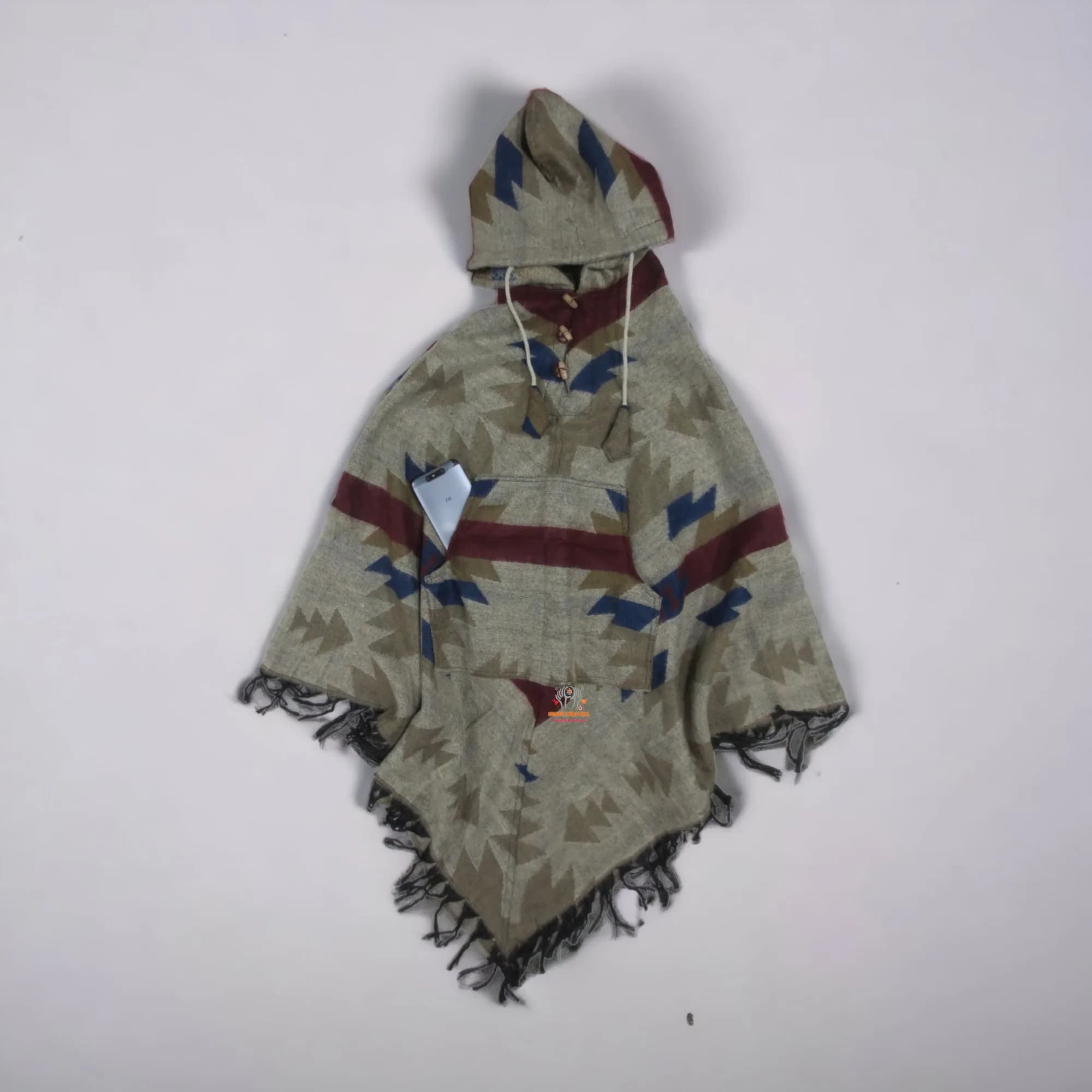 Himalayan Boho Woolen Nepali Poncho
