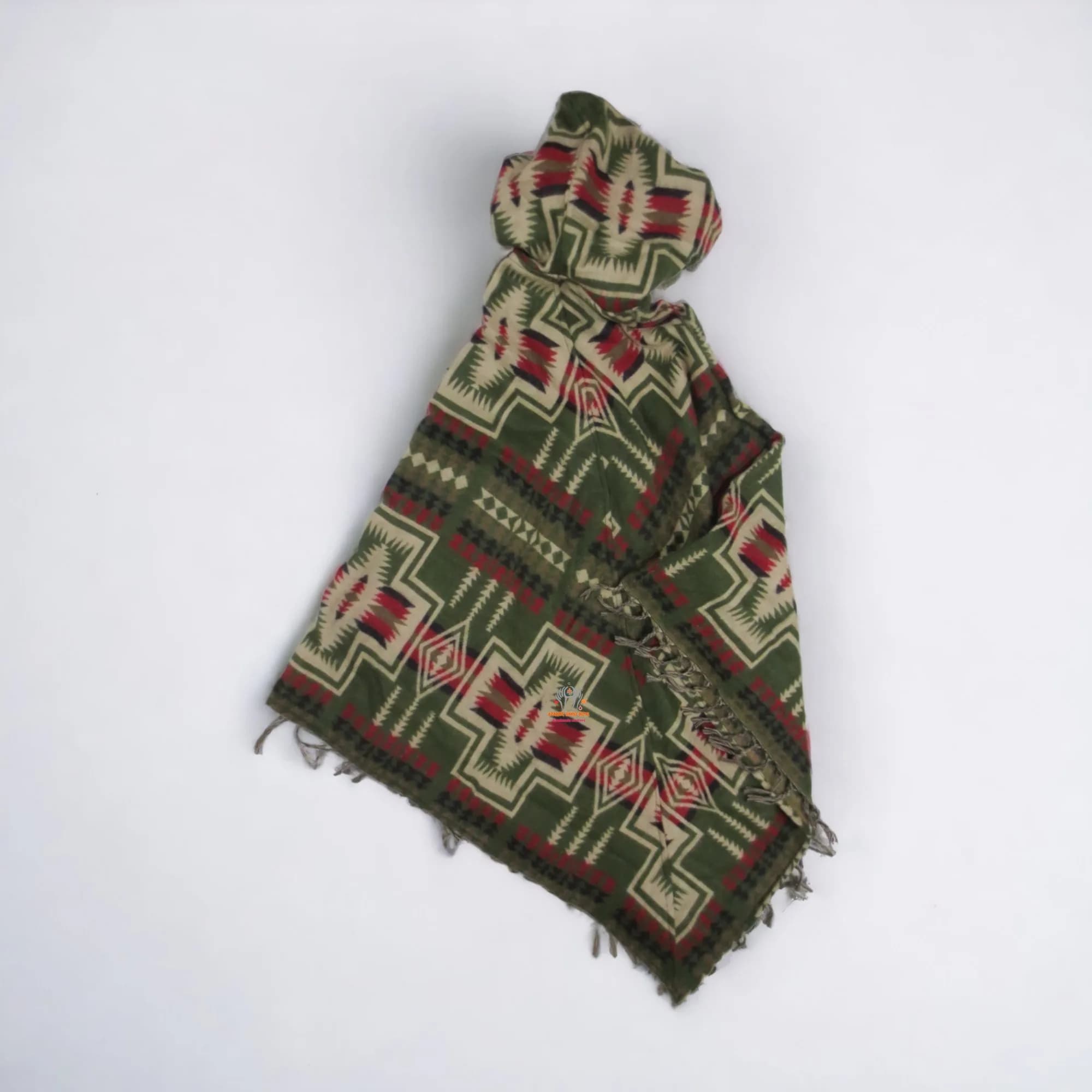 Himalayan Handmade Woolen Nepali Poncho