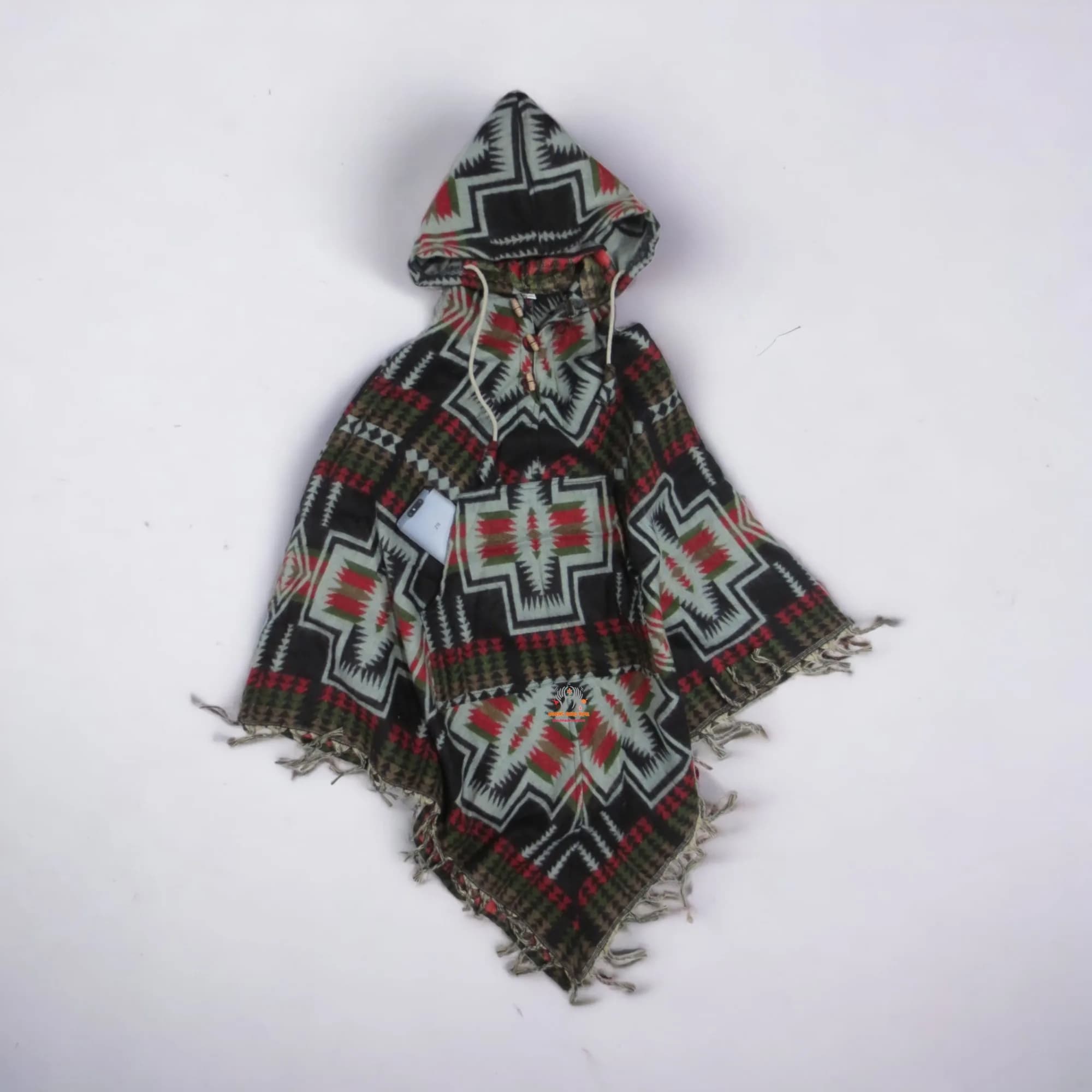 Himalayan Handmade Woolen Nepali Poncho
