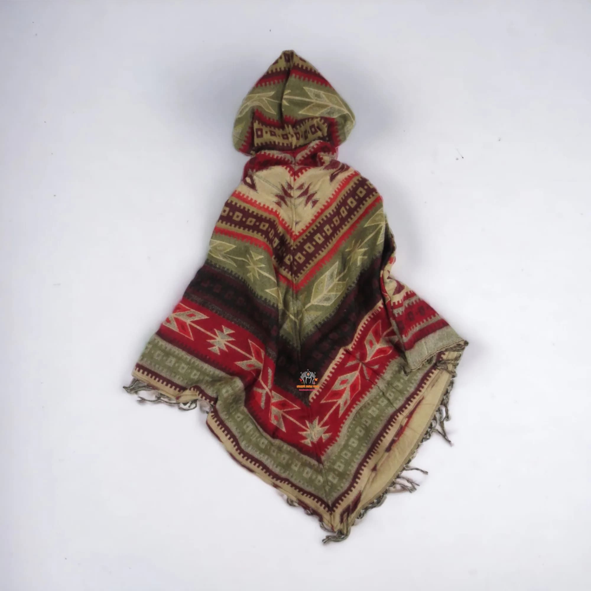 Himalayan Nepali Handmade Woolen Poncho