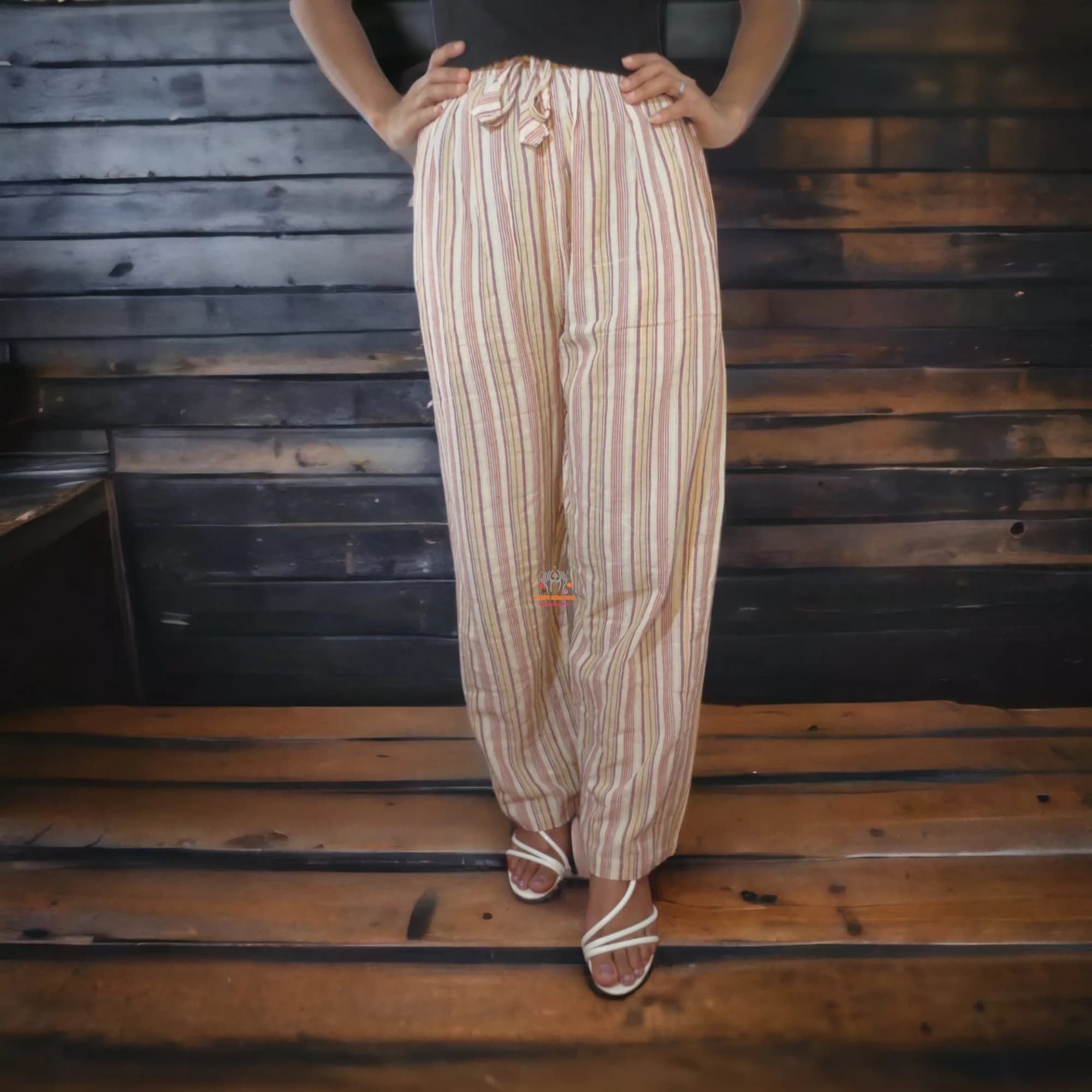 Himalayan Nepali Cotton Stripe Trousers