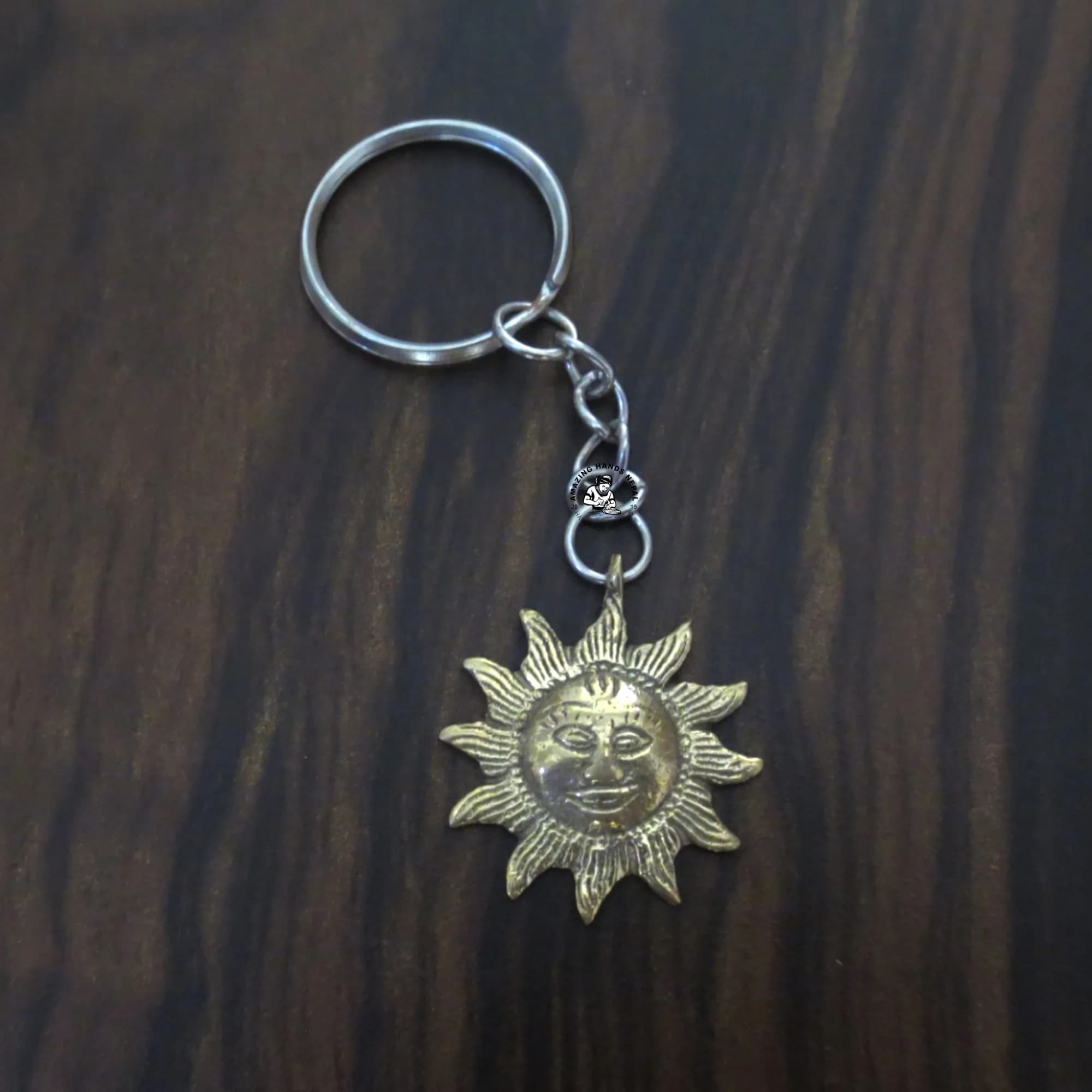 Nepal Sun Symbol Keychain