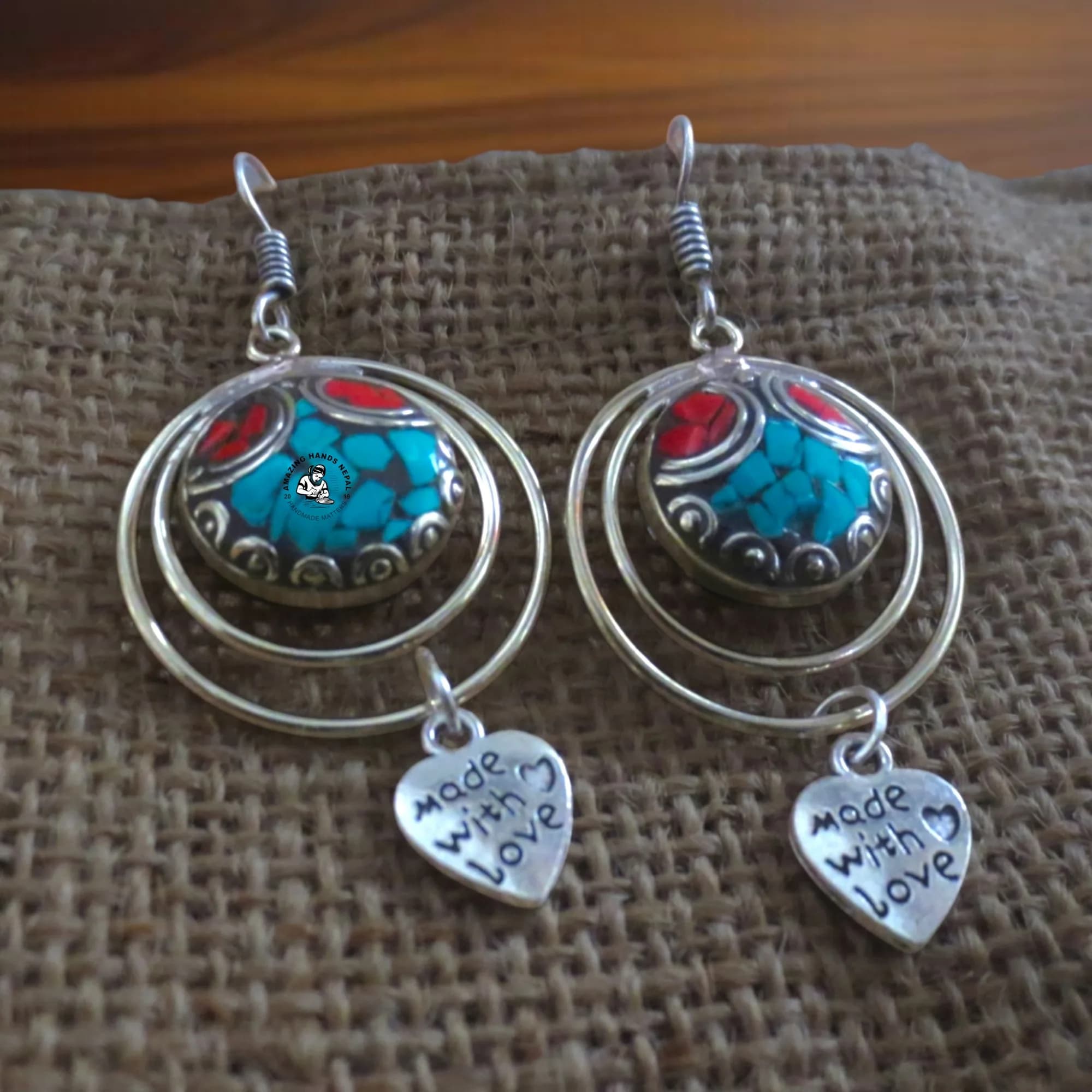 Unique Tibetan Artisanal Fashion Earring