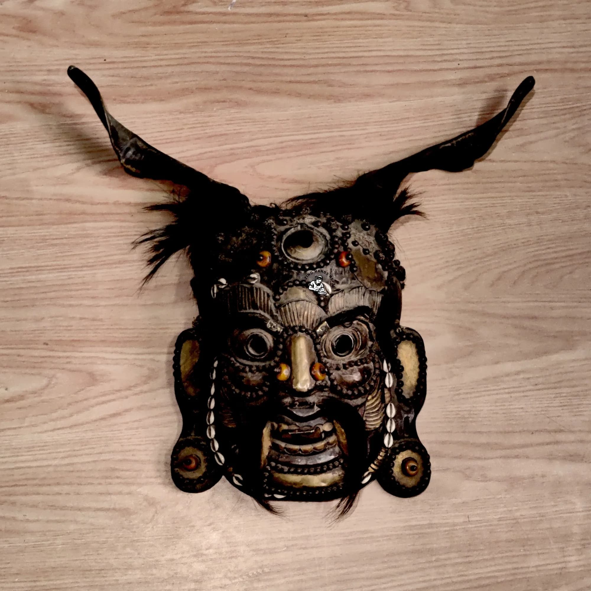 Nepalese Himalayan Tribal Wooden Mask