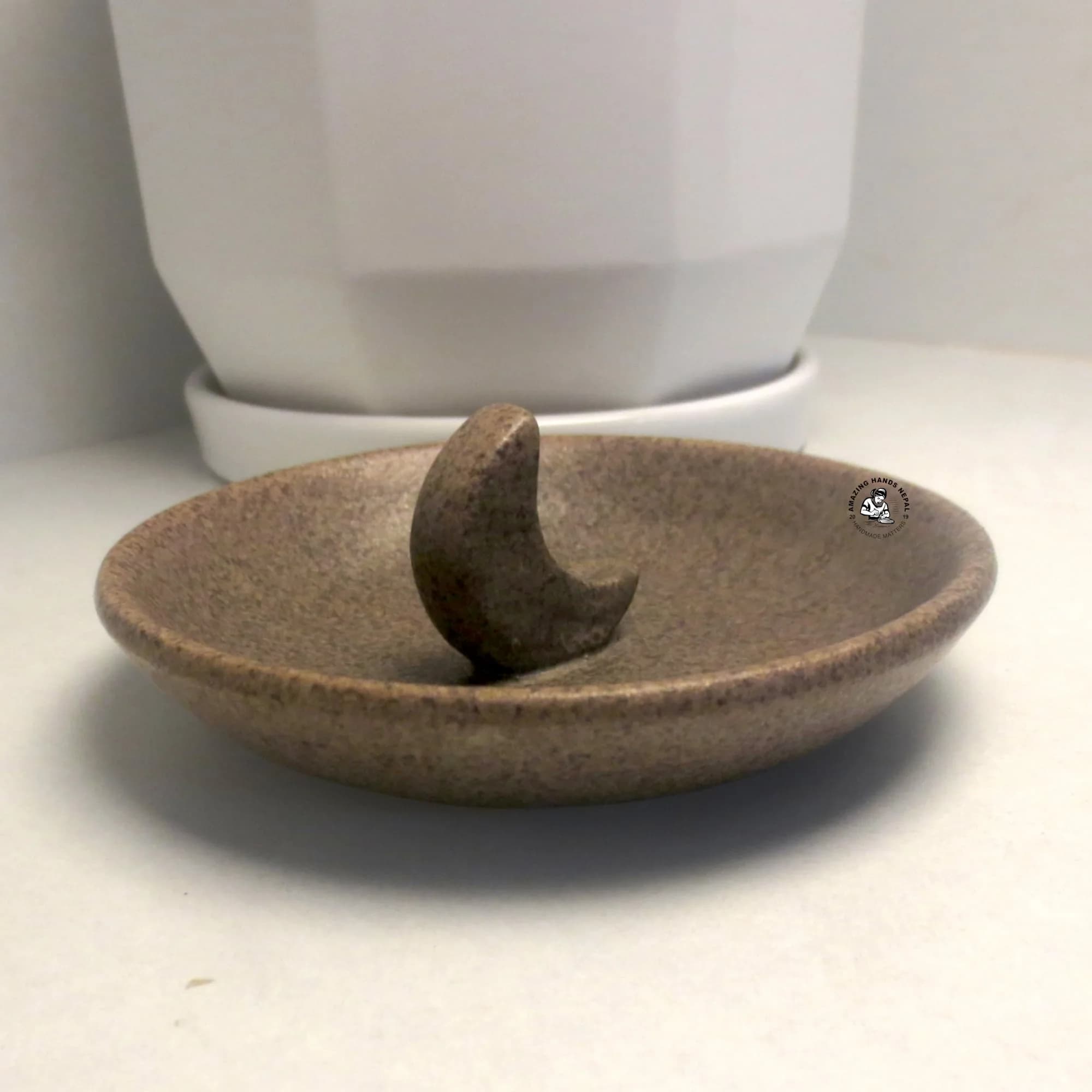 Moon Shaped Incense Holder