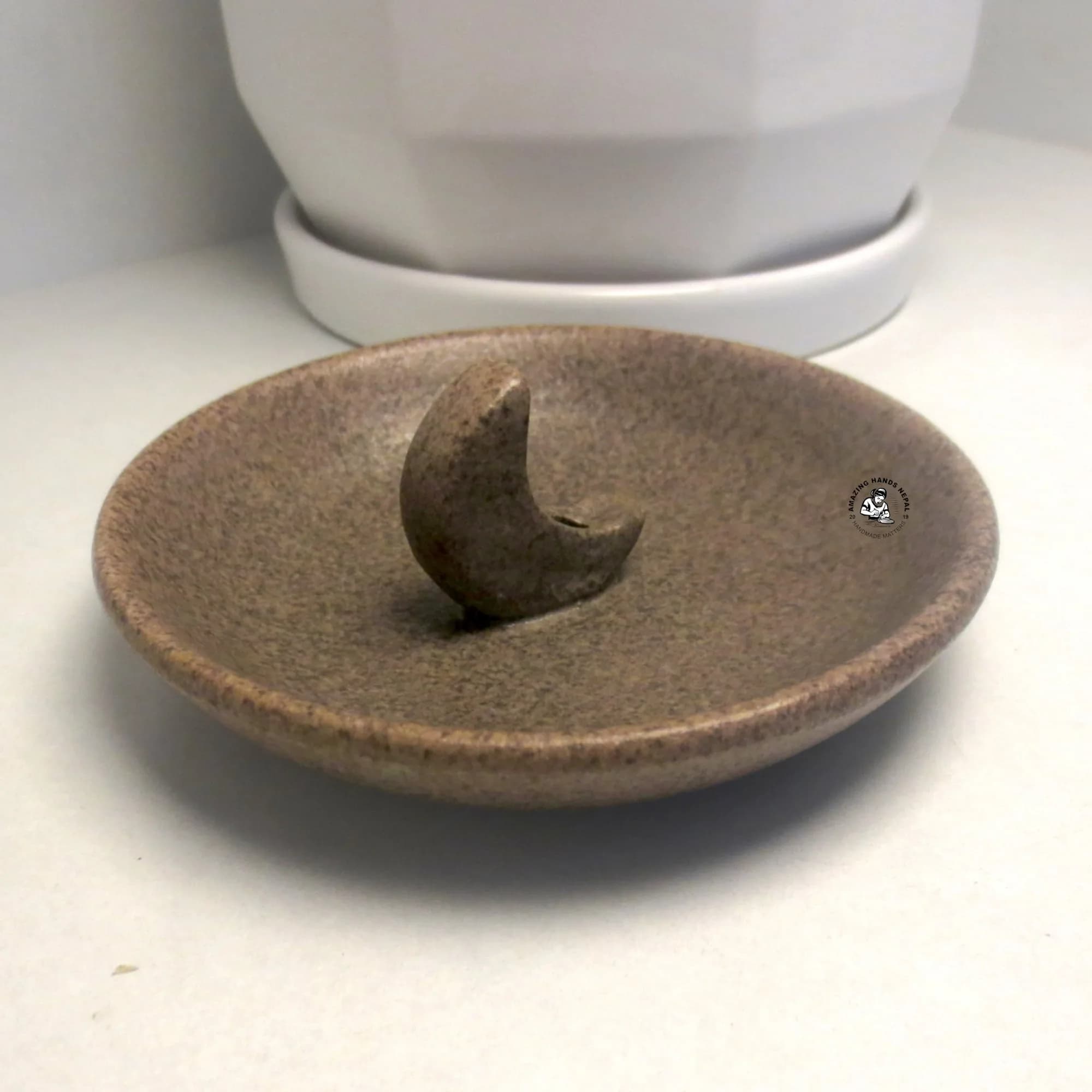 Moon Shaped Incense Holder