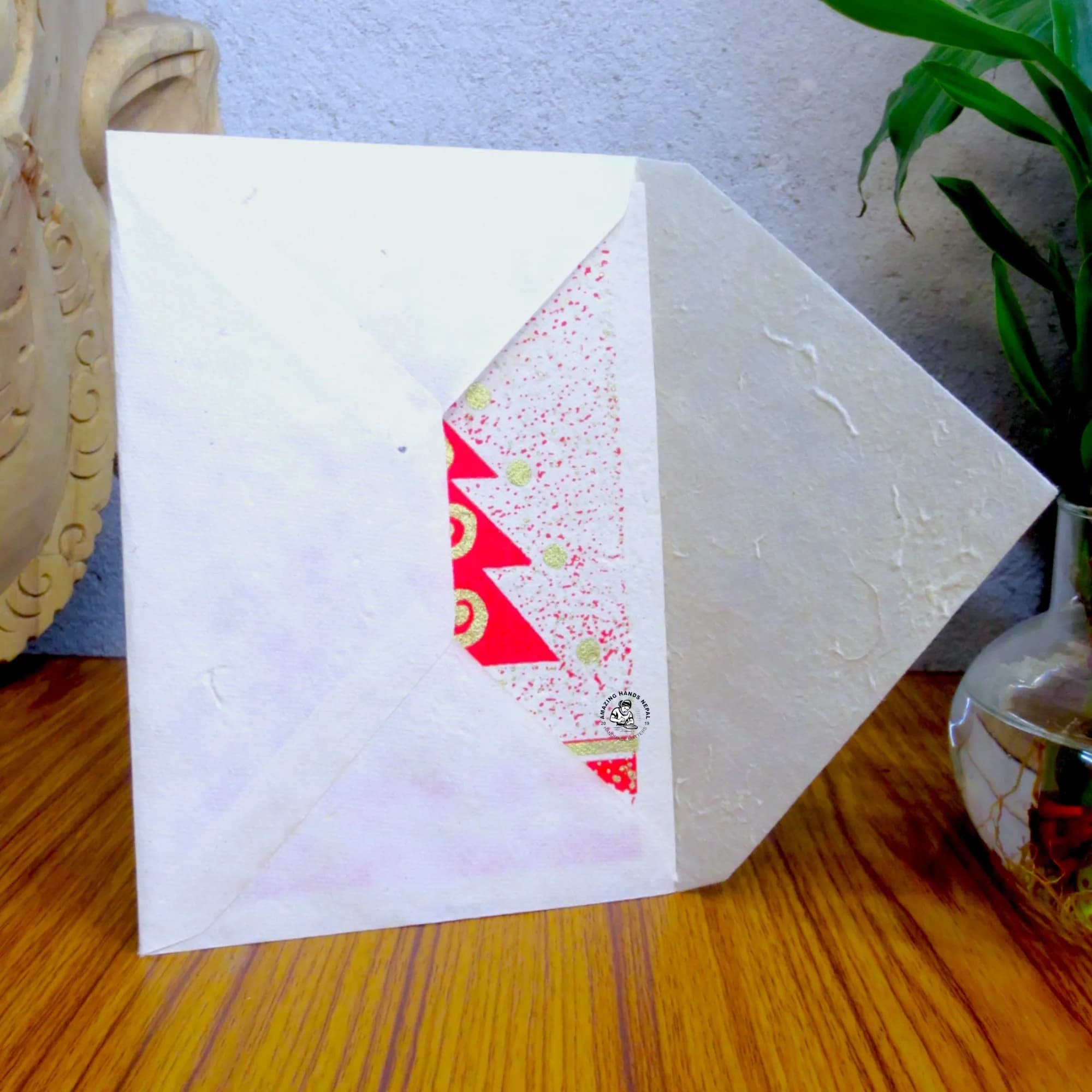 Nepali Paper Christmas Gift Card
