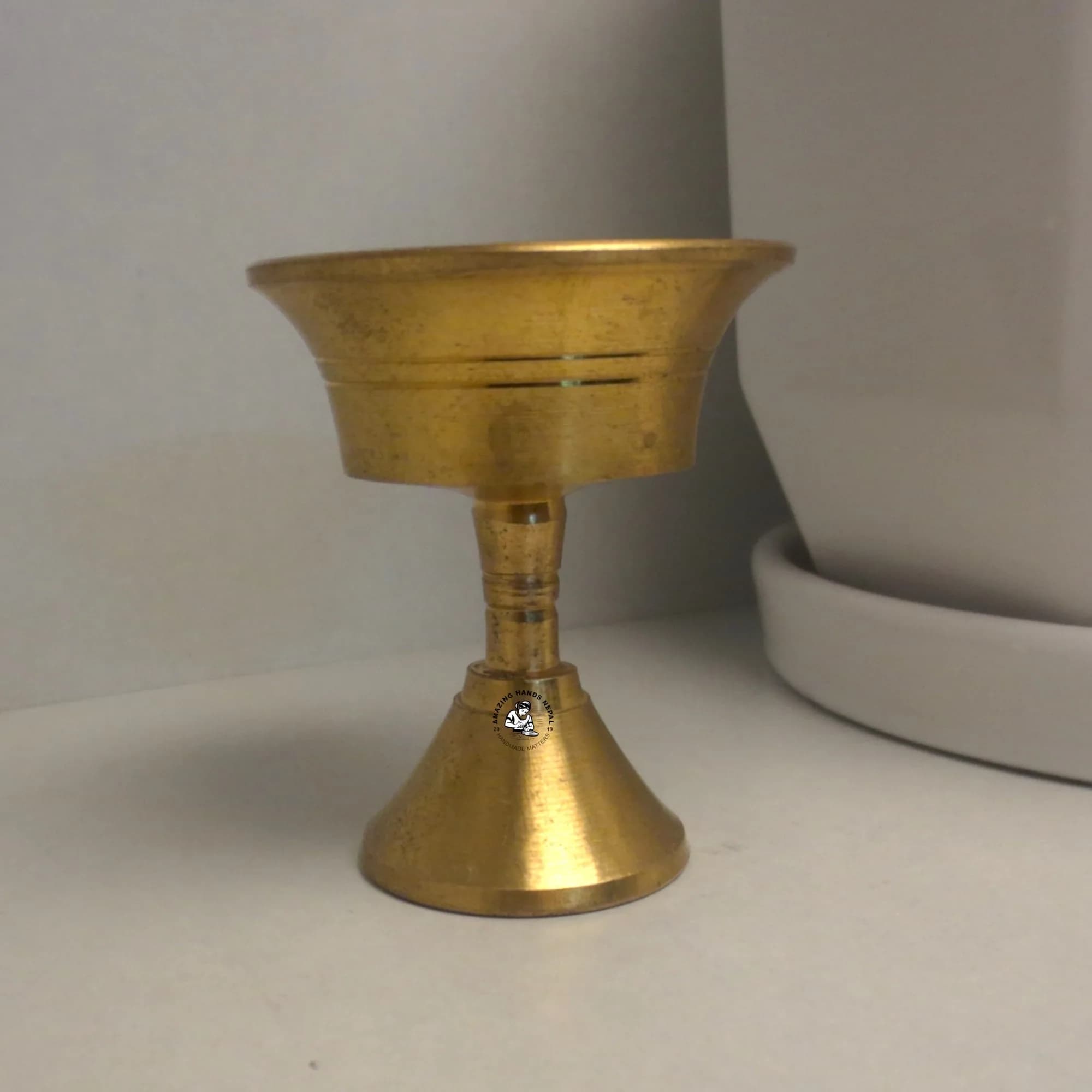Buddhist Tibetan Brass Butter Lamps