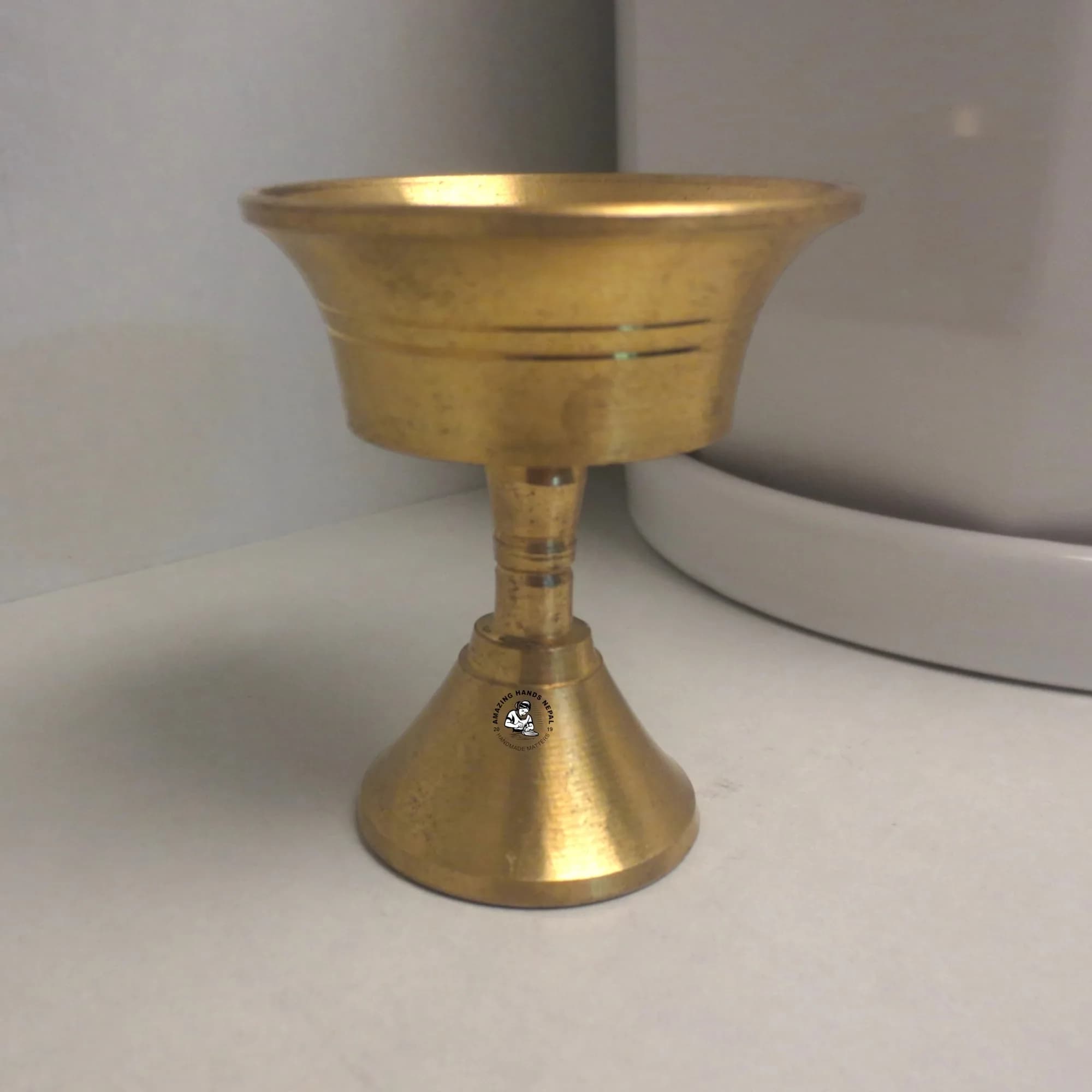 Buddhist Tibetan Brass Butter Lamps