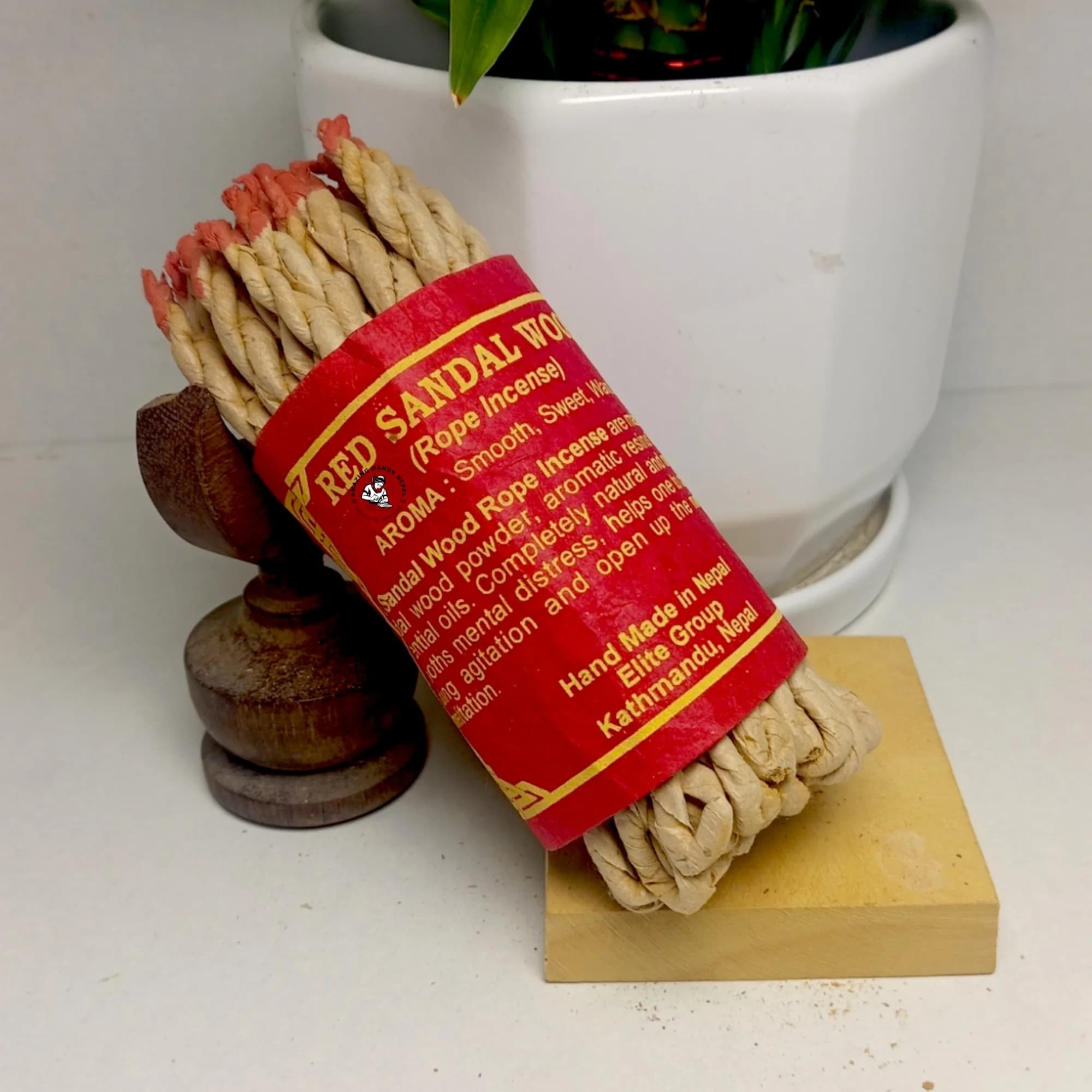 Red Sandalwood Nepali Rope Incense