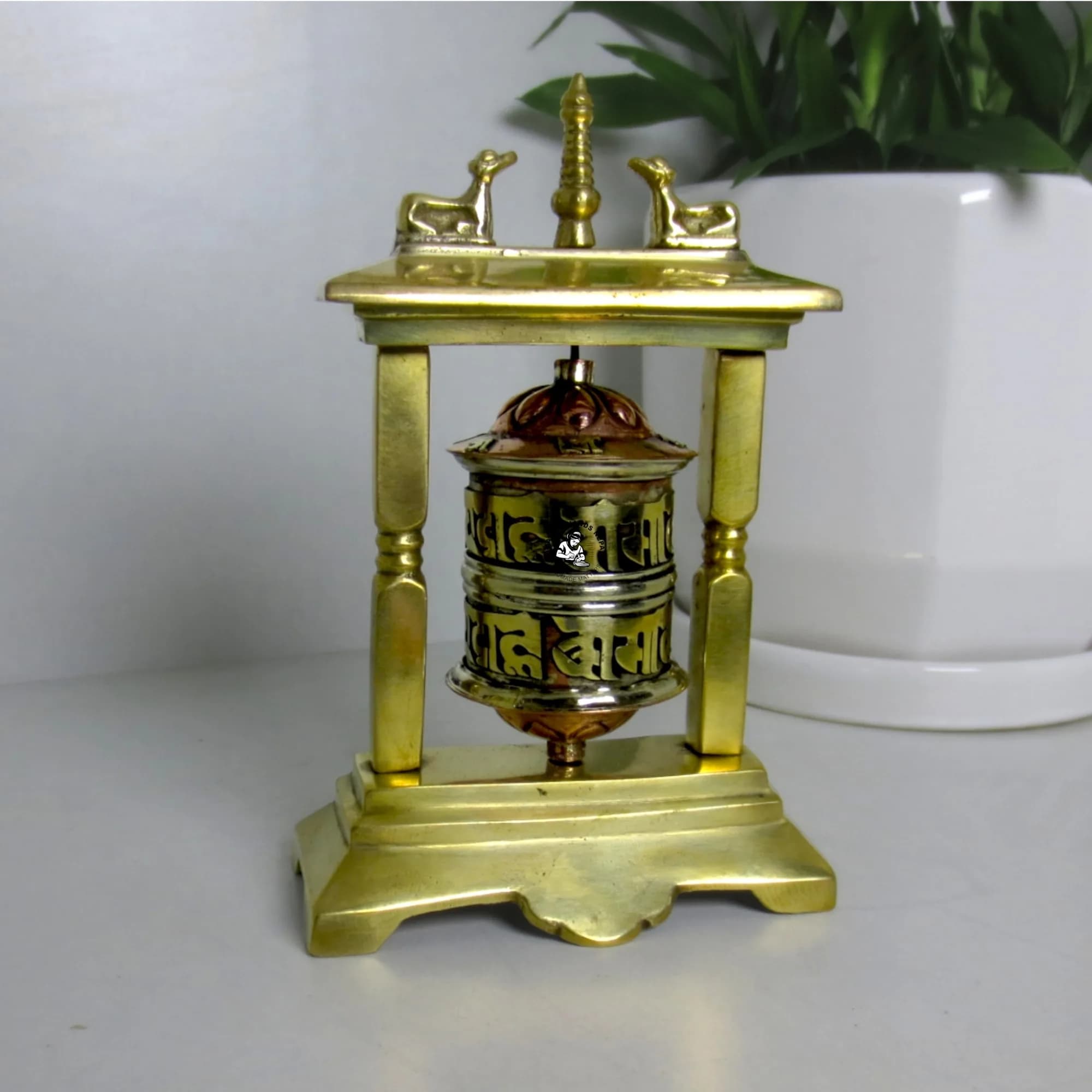 Buddhist Deer Prayer Wheel