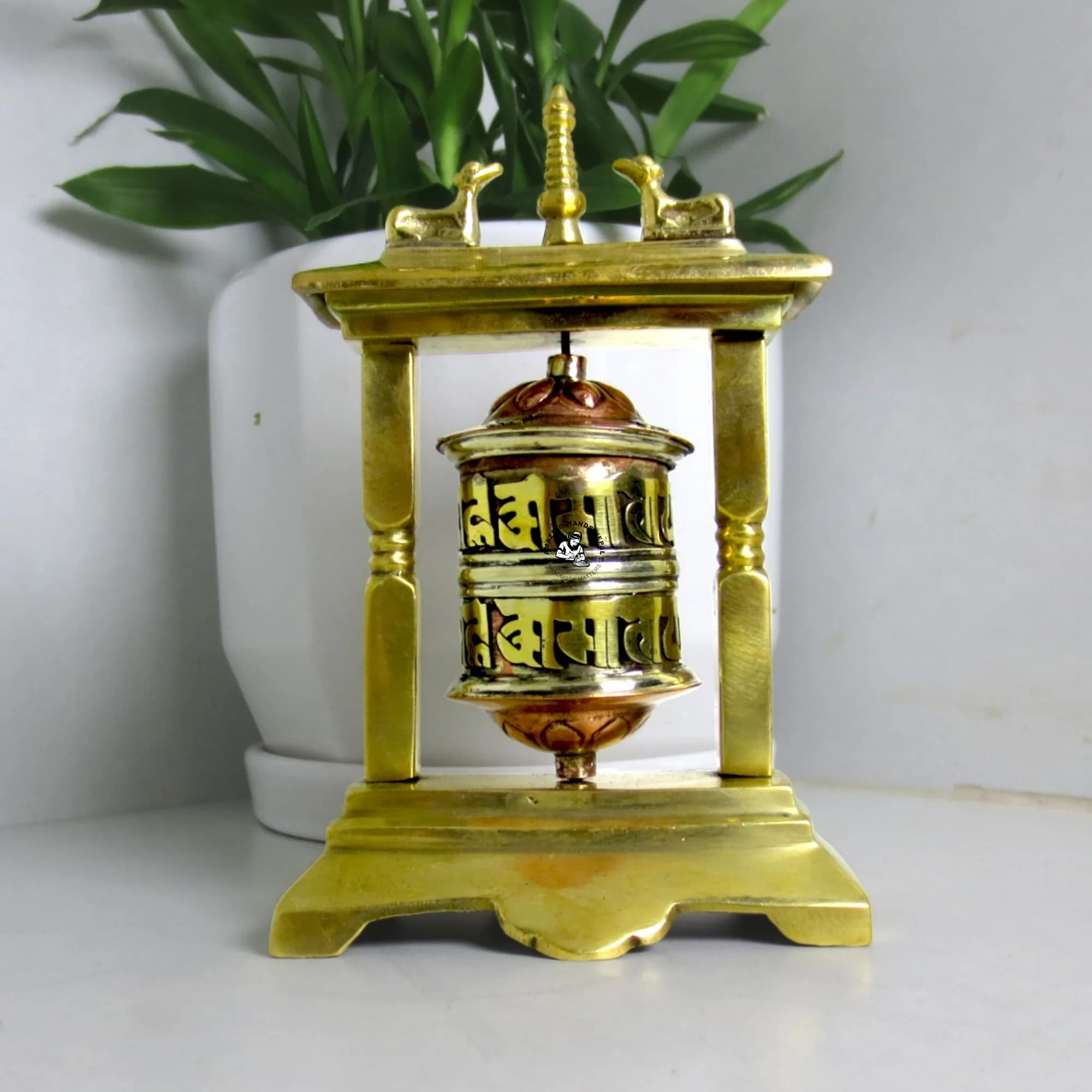Buddhist Deer Prayer Wheel