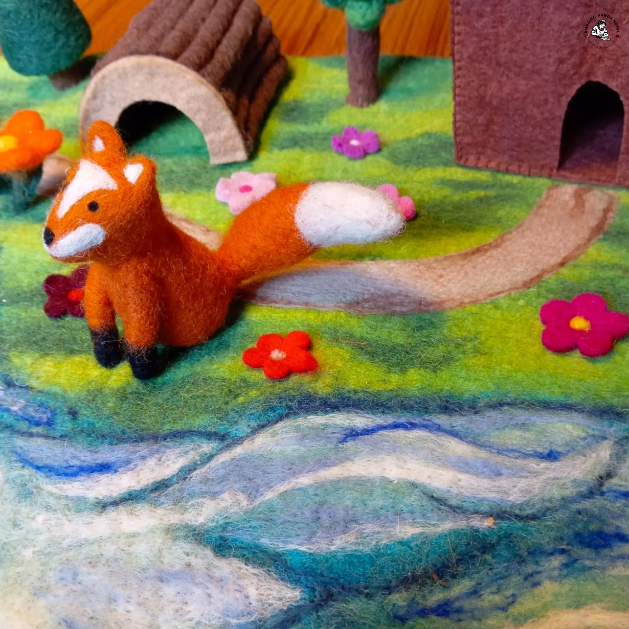 Wool Felt Crafted Playmat