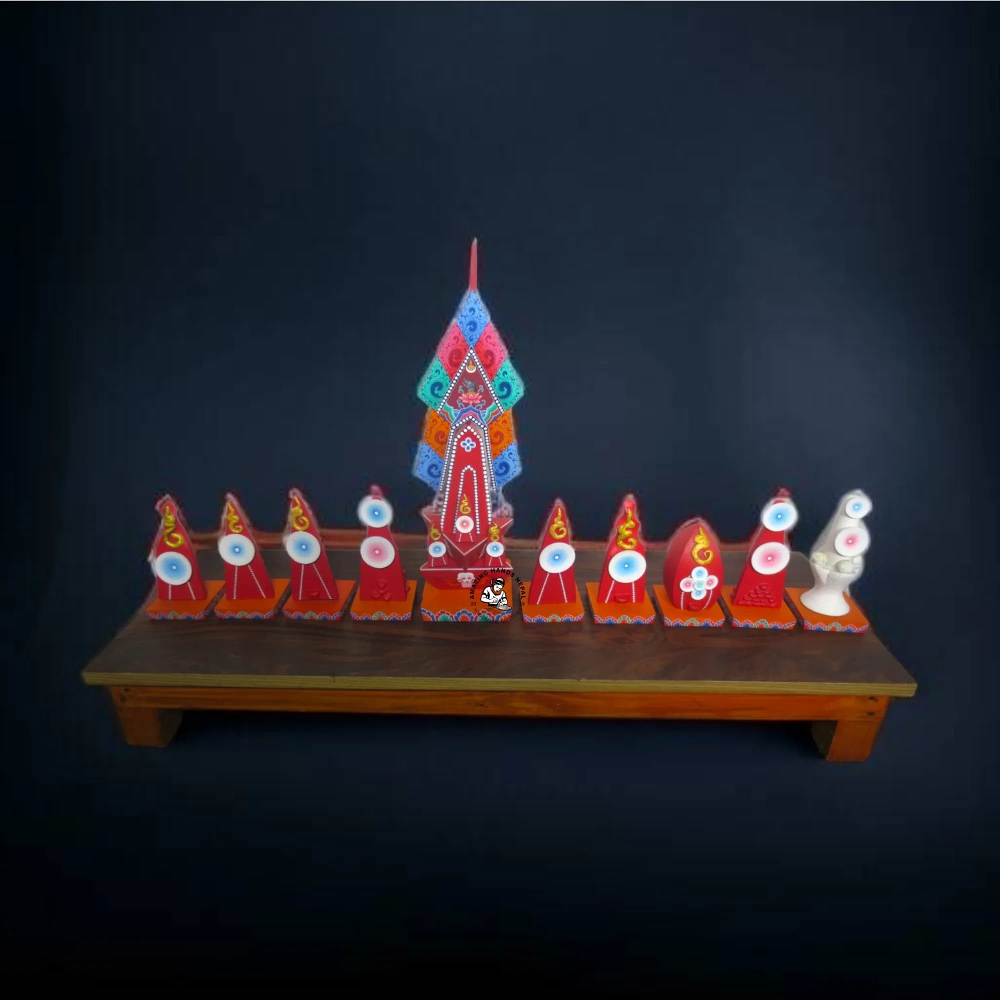 Dudjom Tersar Troma Torma 10 Pieces Set