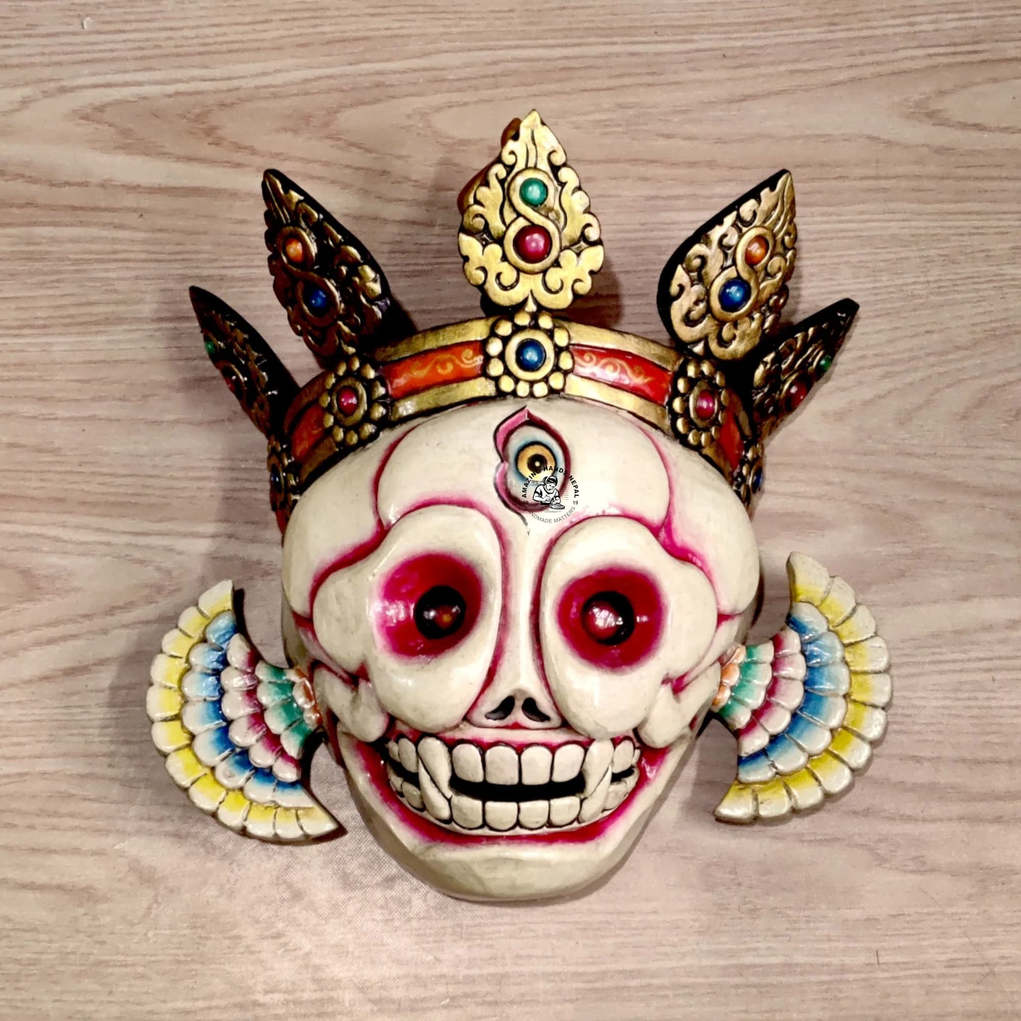 Himalayan Citipati Wall Hanging Mask