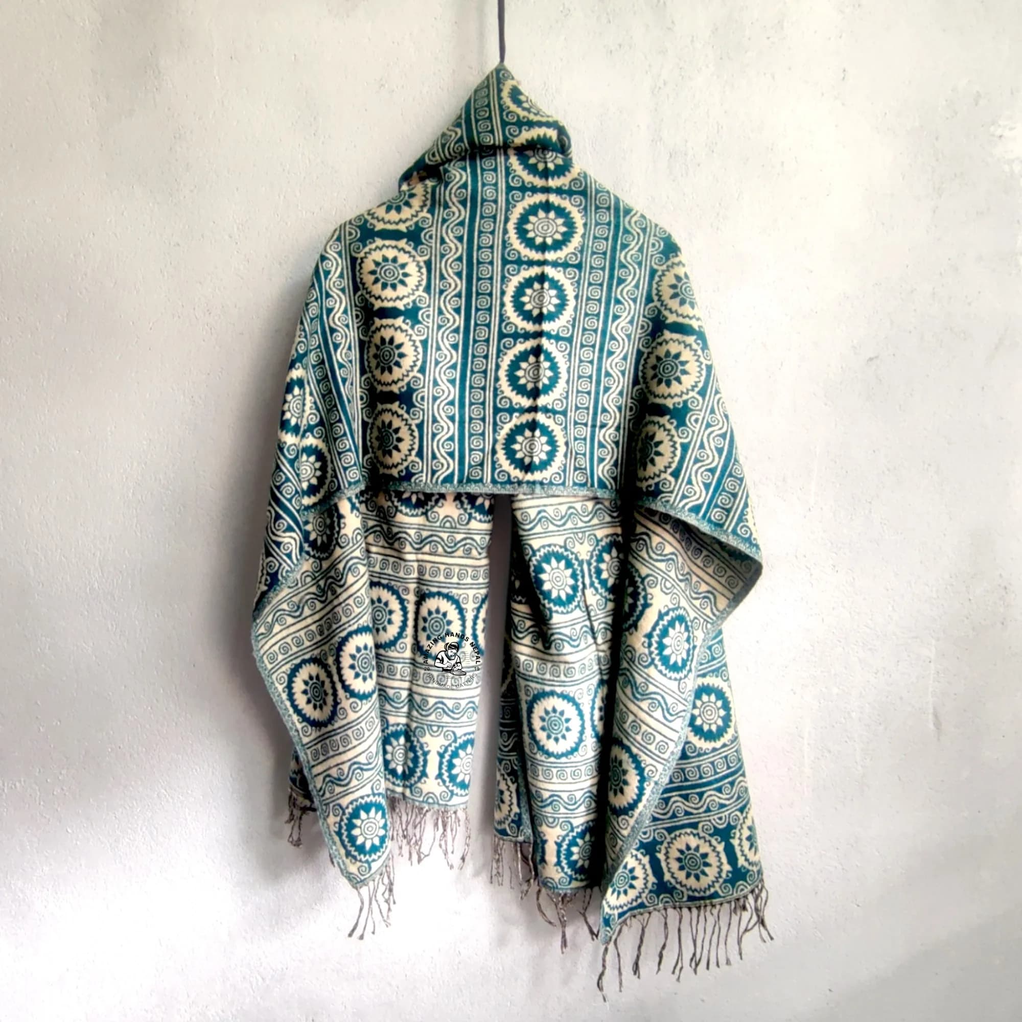 Chakra Flower Nepali Shawl
