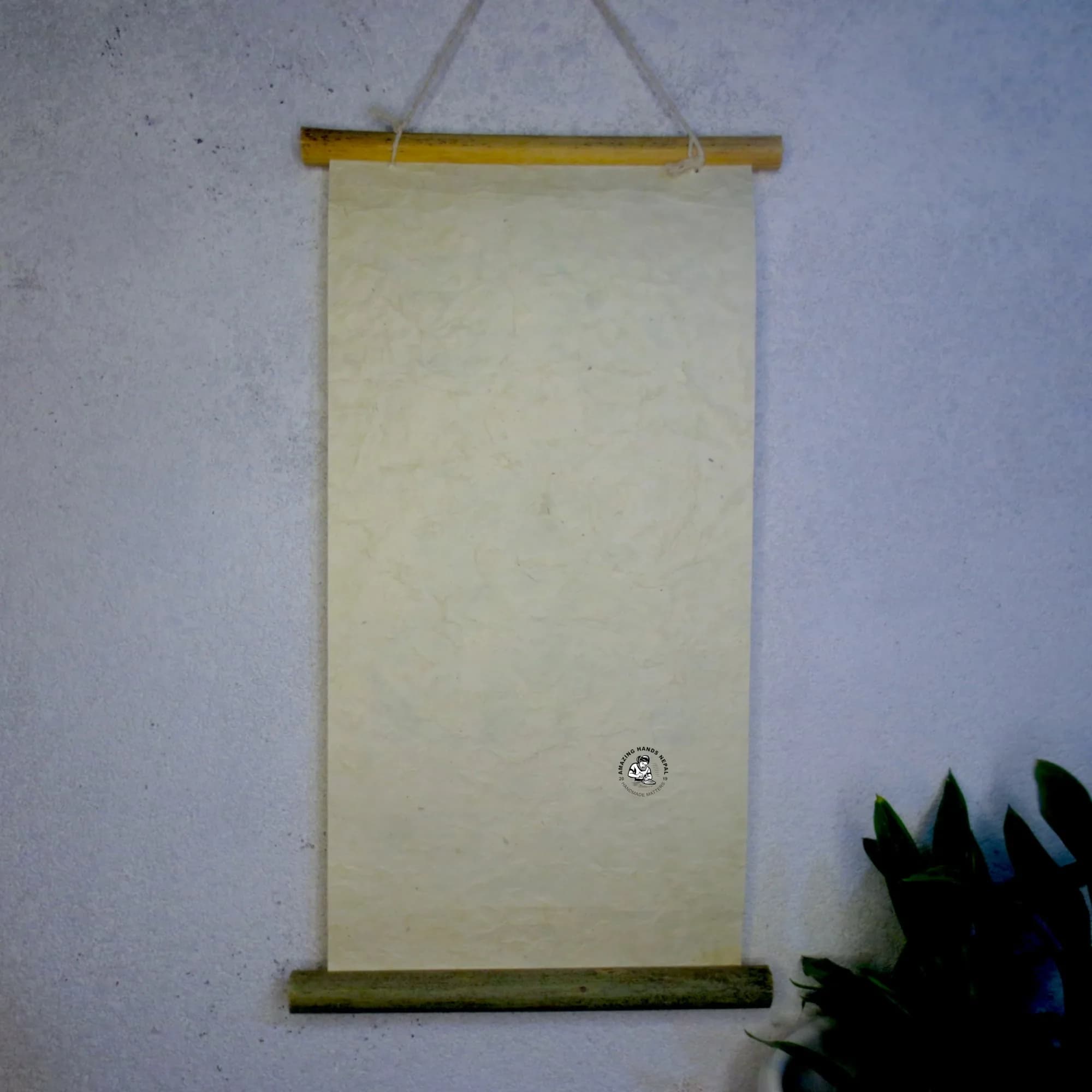 Four Harmonious Spiritual Friends Lokta Paper Wall Hanging