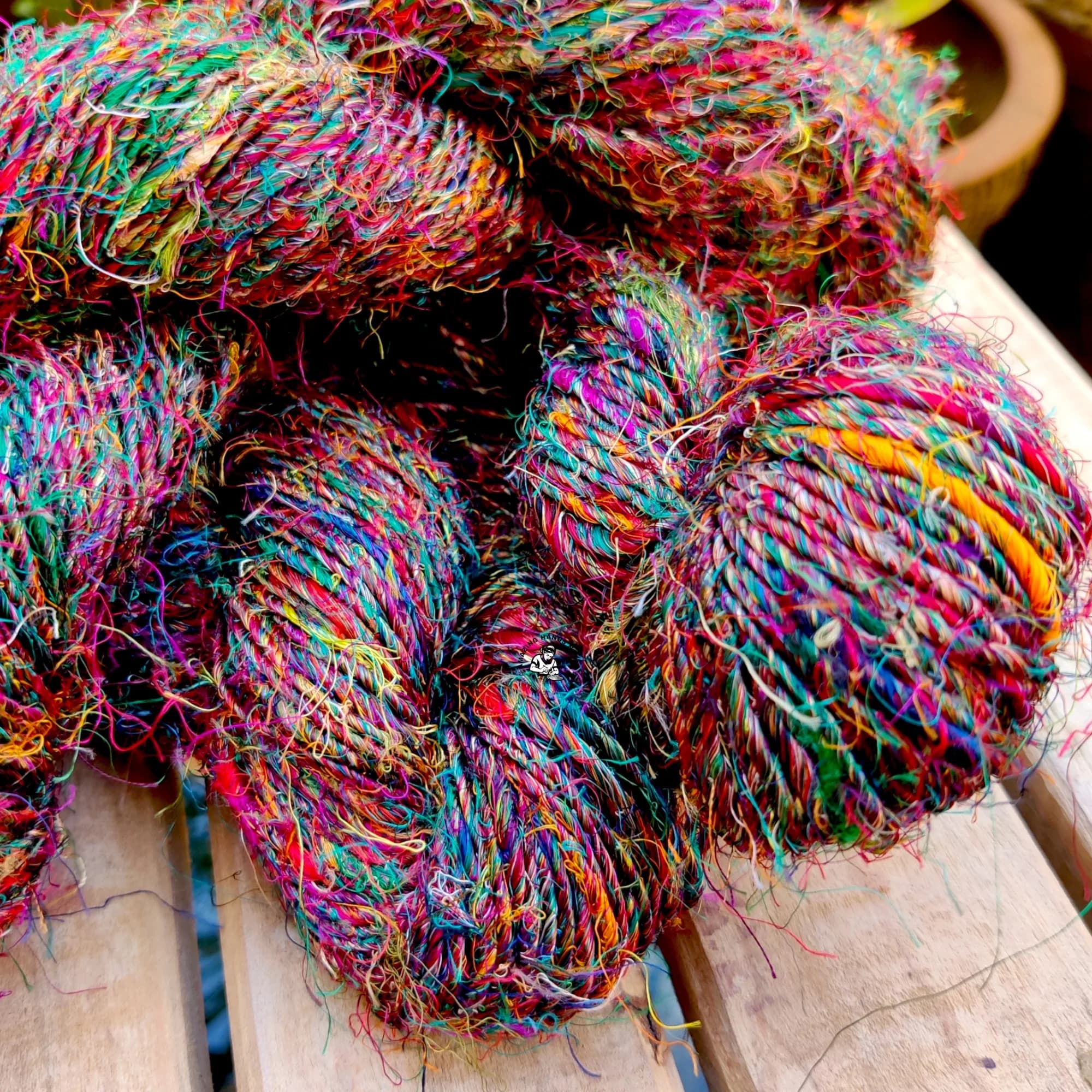 Upcycled Silk Yarn