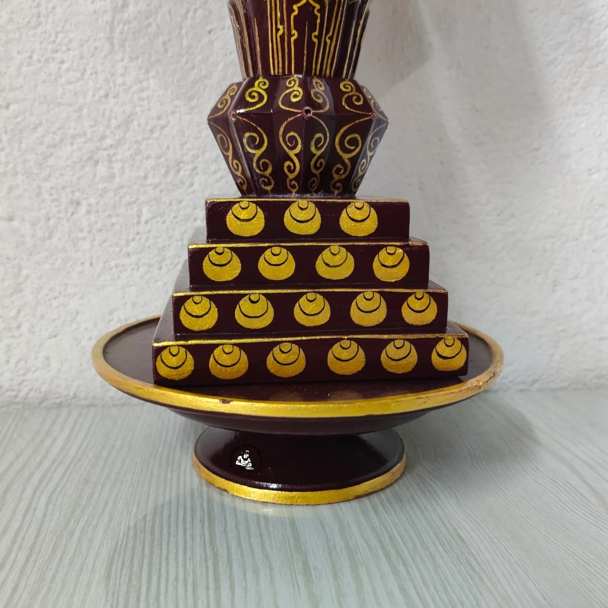 Buddhist Guru Rinpoche (Paltor) Wooden Torma