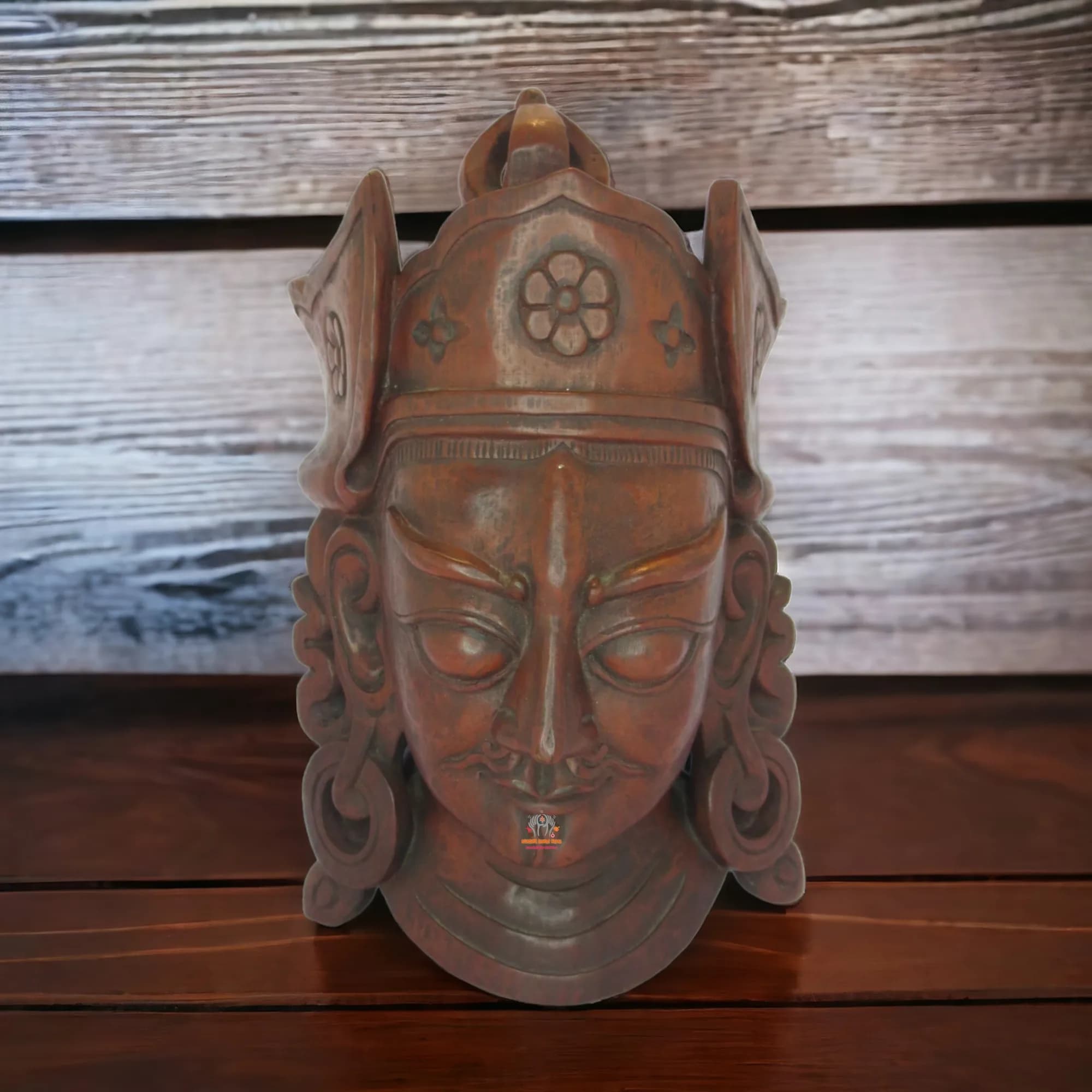 Guru Rinpoche Wooden Mask