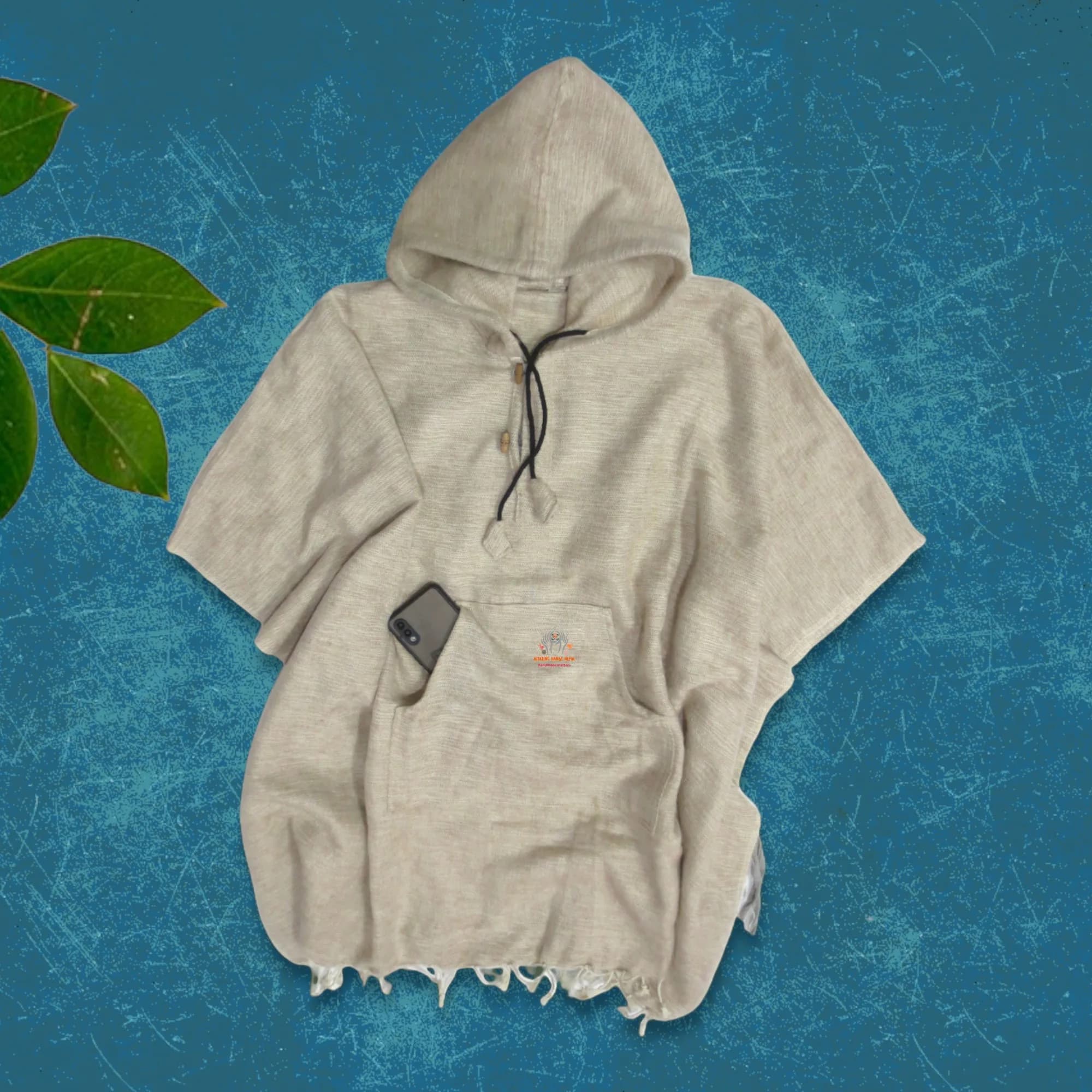 Woolen Long Poncho